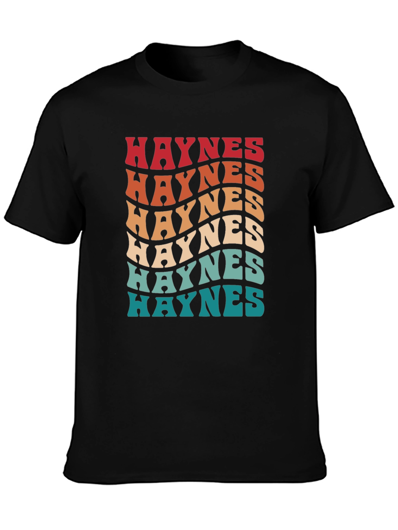 Haynes Retro Wavy Text T-Shirt
