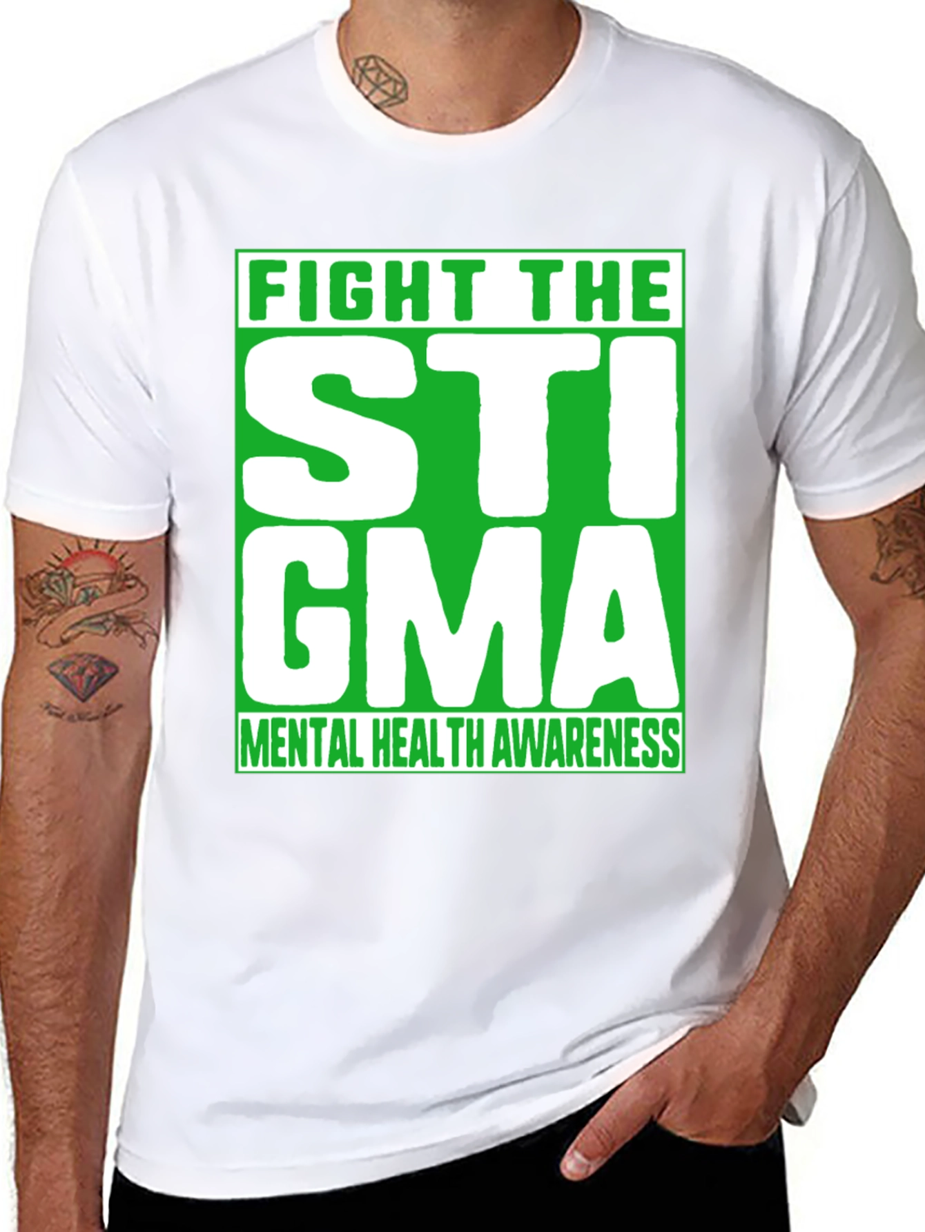 Fight The Stigma Mental Health Awareness T-Shirt