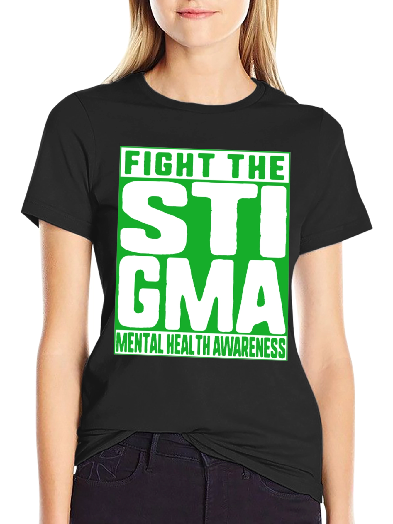 Fight The Stigma Mental Health Awareness T-Shirt
