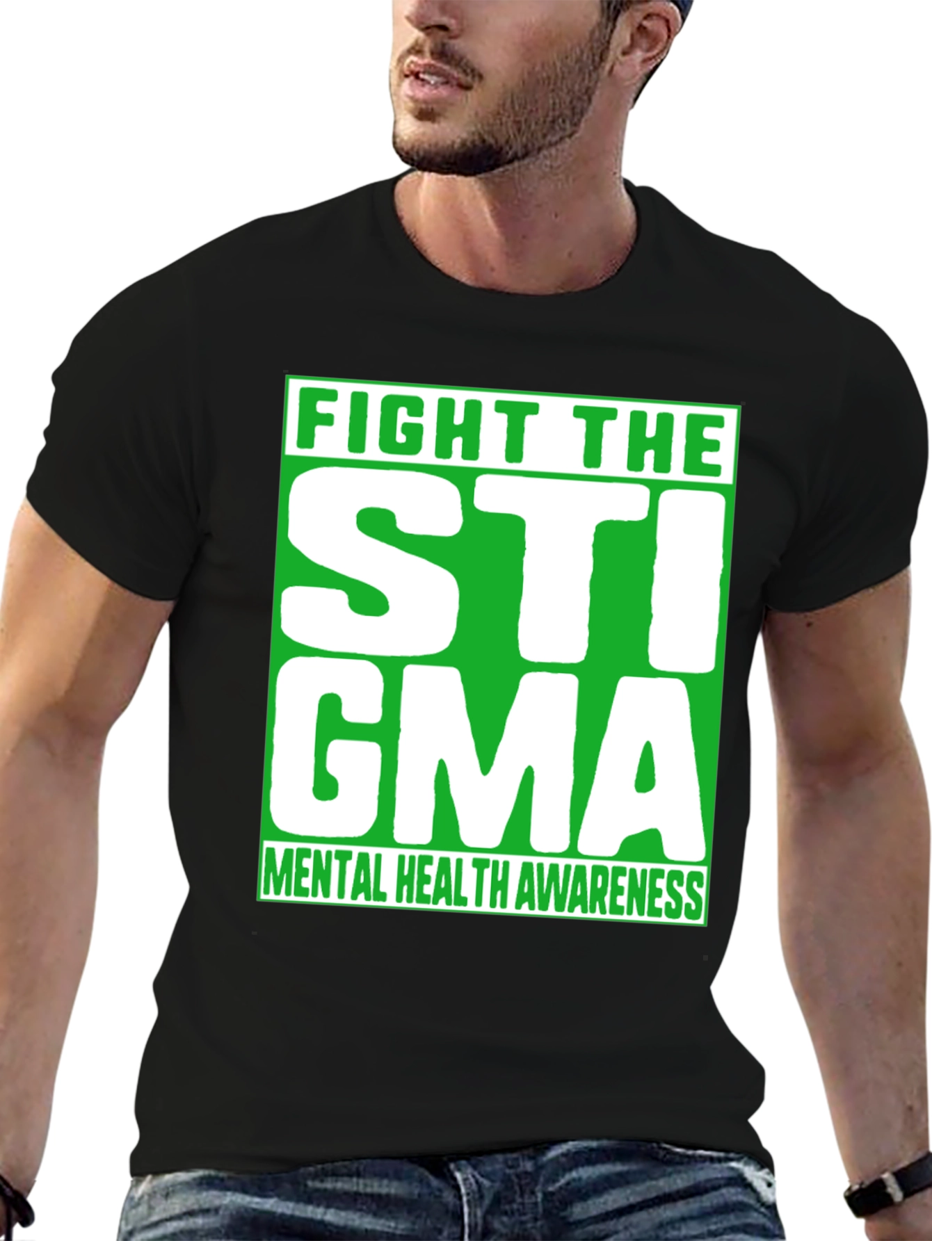 Fight The Stigma Mental Health Awareness T-Shirt