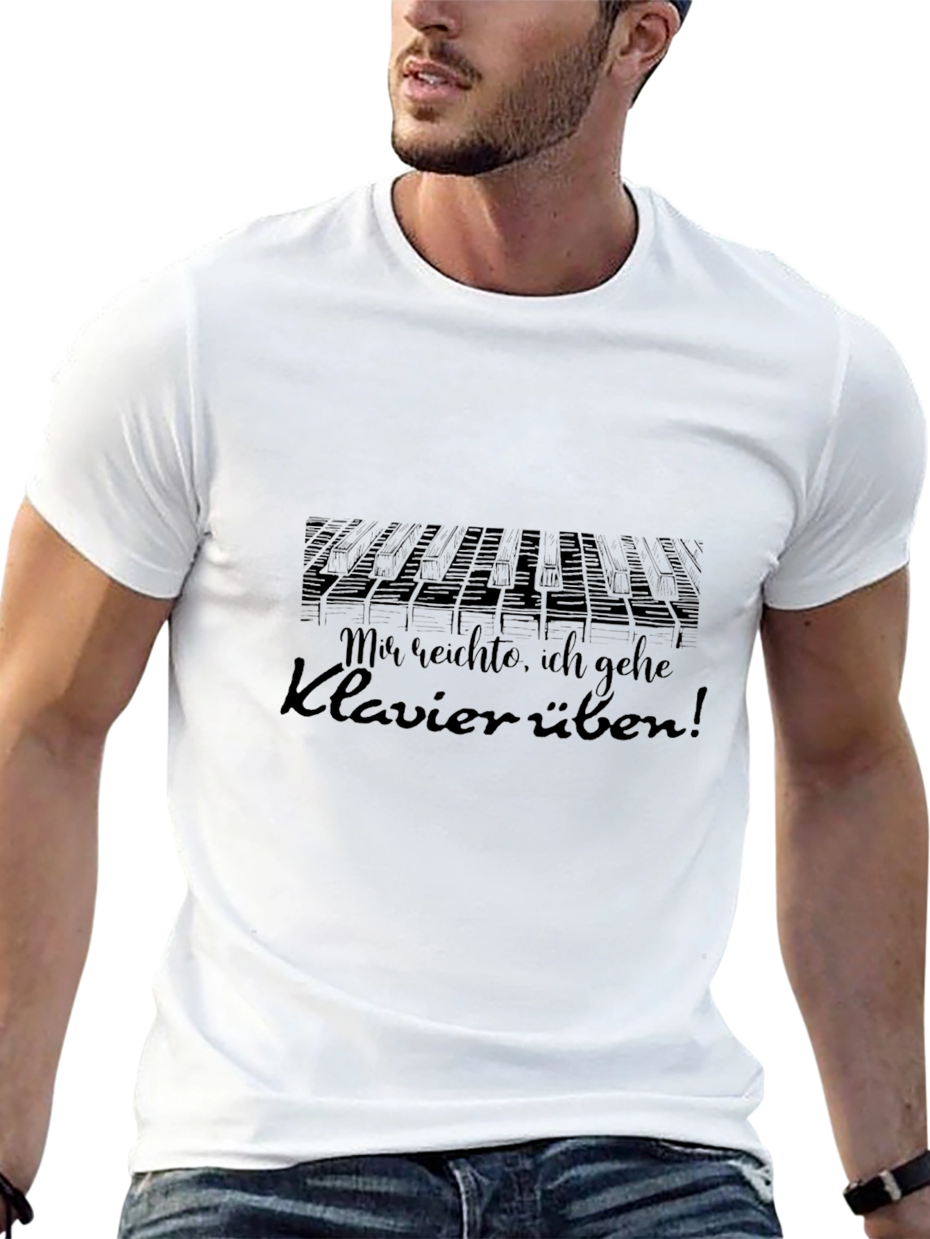 Piano Practice T-Shirt: Mir reichte ich gehe Klavier üben!