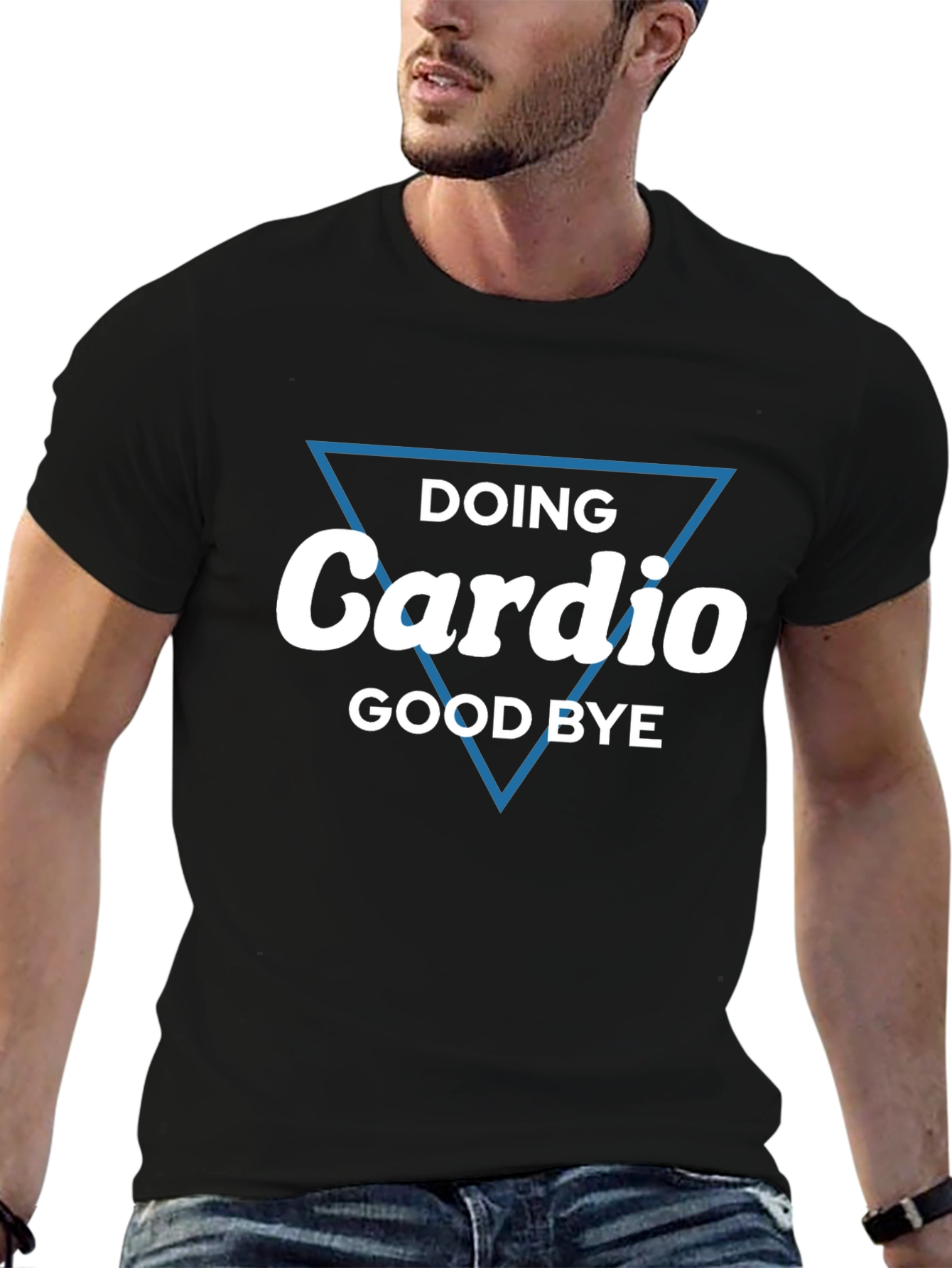 Funny Cardio T-Shirt: Doing Cardio Good Bye!