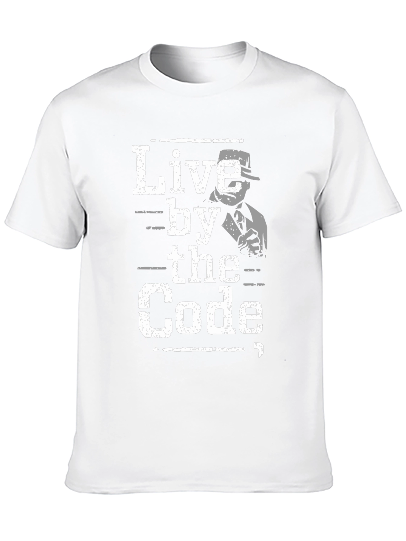 Live By the Code Graphic Tee - Mobster Design