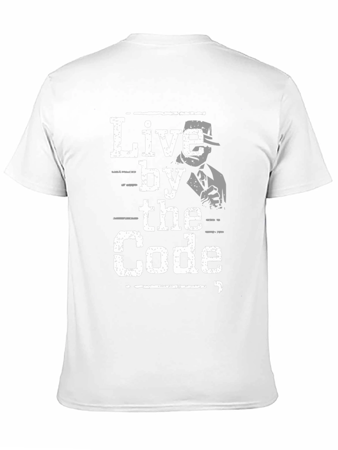 Live By the Code Graphic Tee - Mobster Design