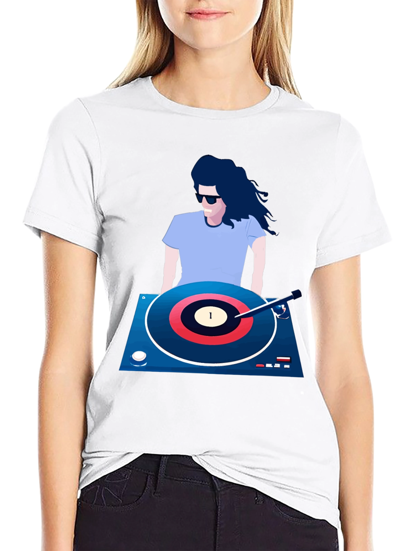 DJ Graphic Tee - Turntable Vinyl Cool T-Shirt