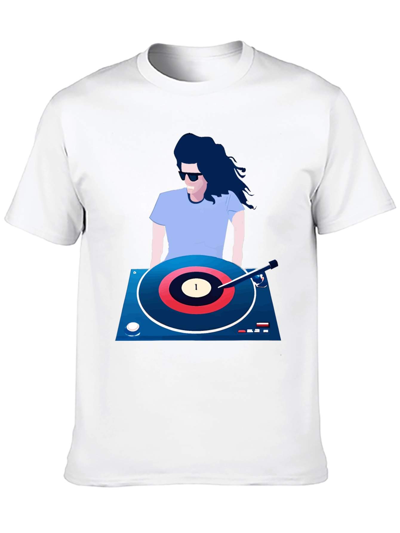 DJ Graphic Tee - Turntable Vinyl Cool T-Shirt
