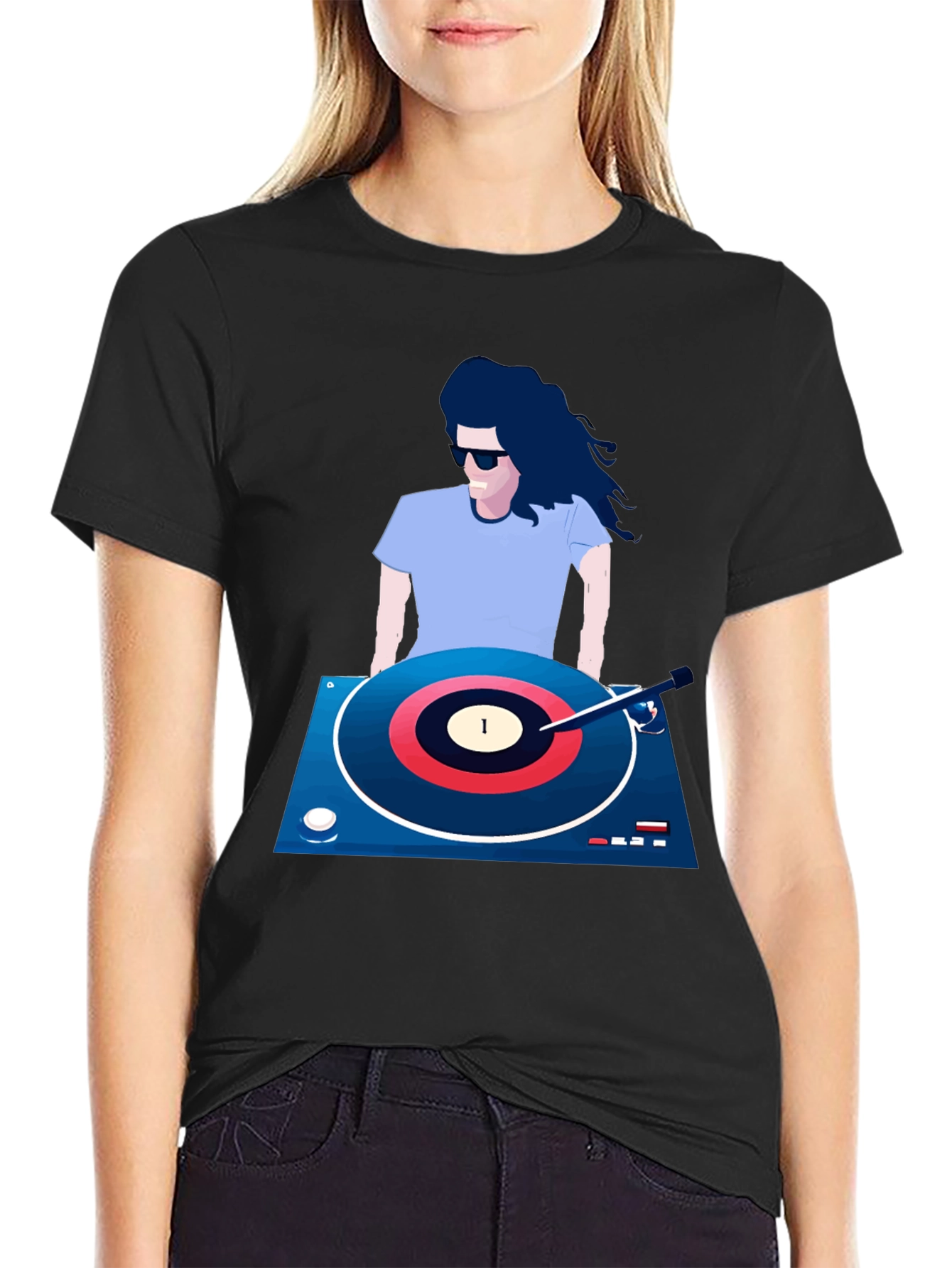 DJ Graphic Tee - Turntable Vinyl Cool T-Shirt