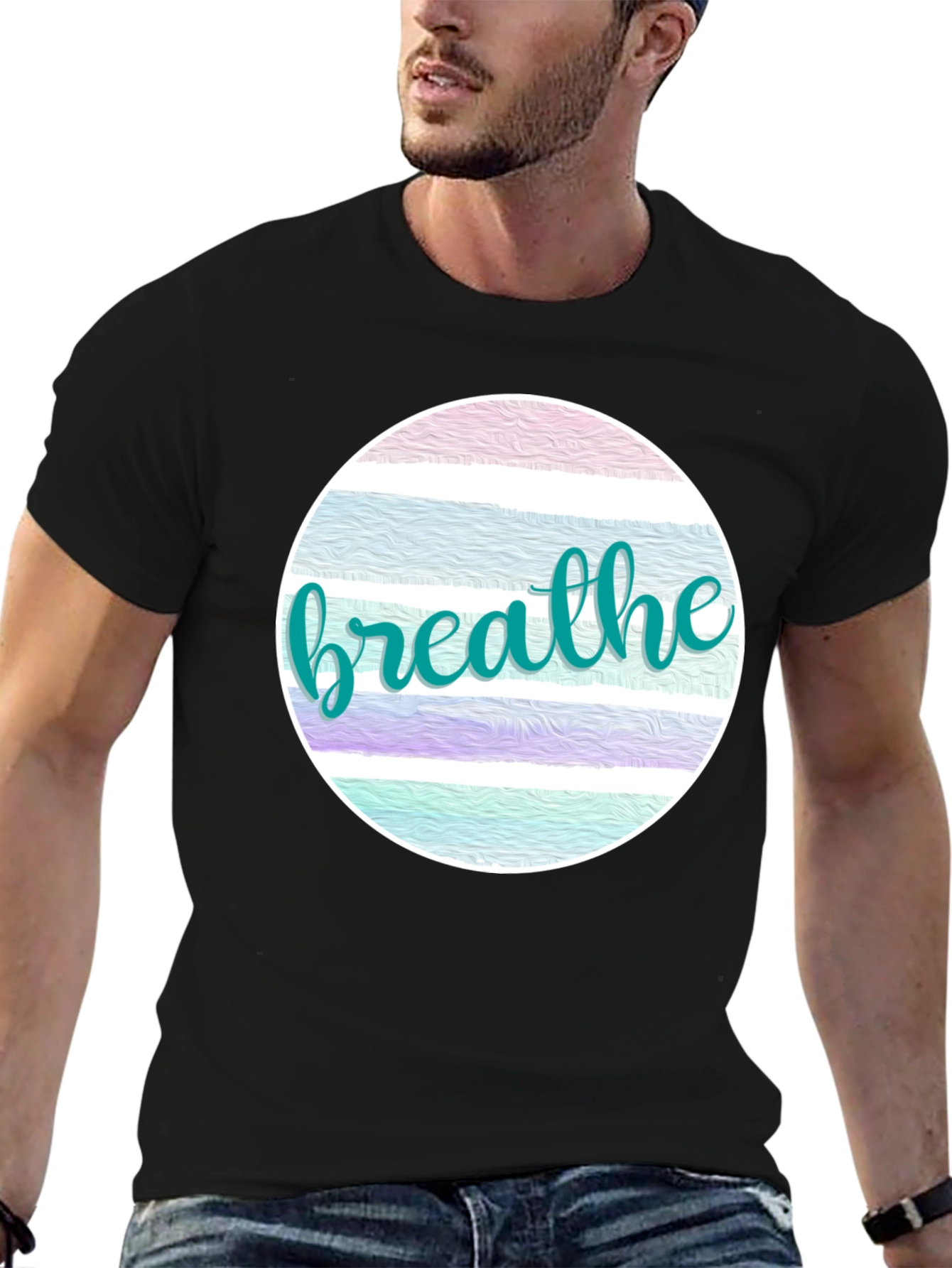Breathe Graphic T-Shirt - Relaxed Fit