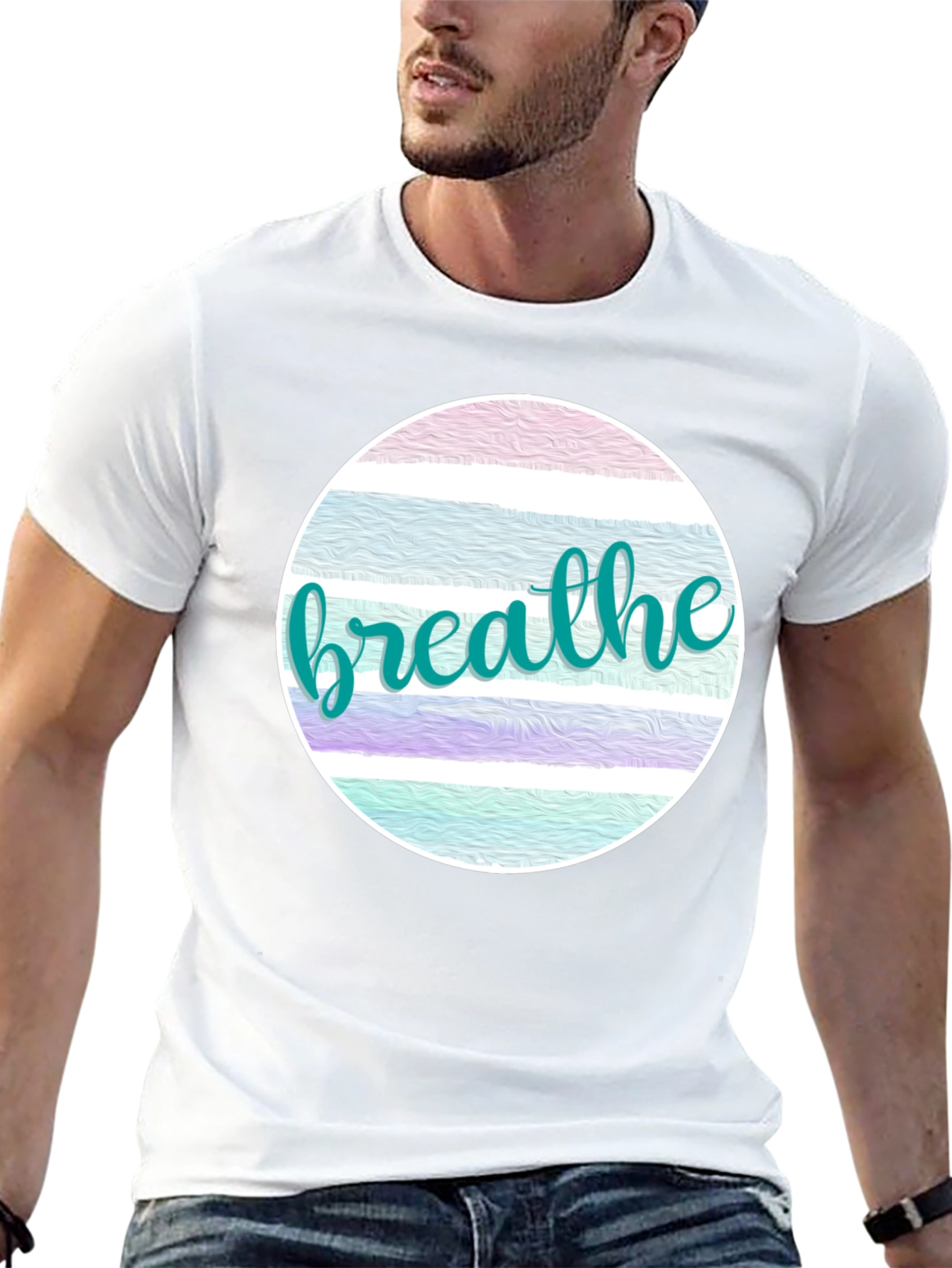 Breathe Graphic T-Shirt - Relaxed Fit