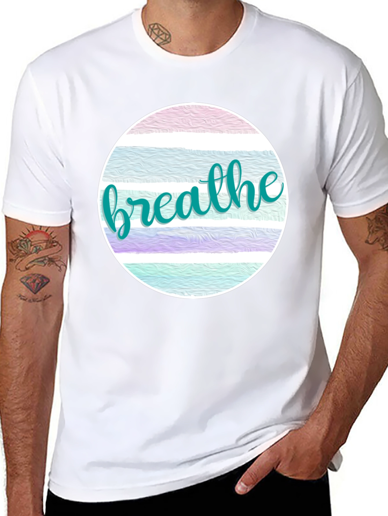 Breathe Graphic T-Shirt - Relaxed Fit