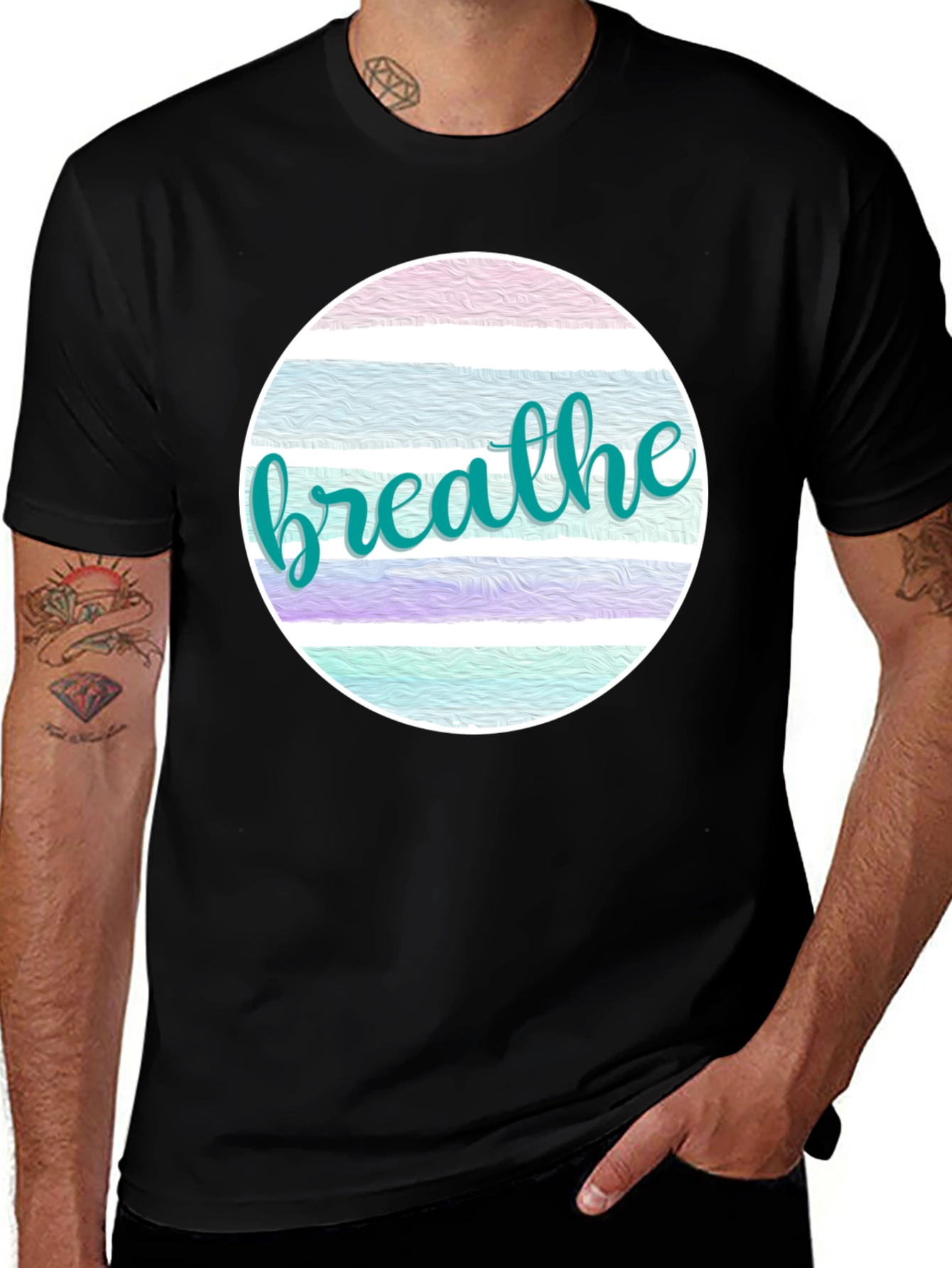 Breathe Graphic T-Shirt - Relaxed Fit