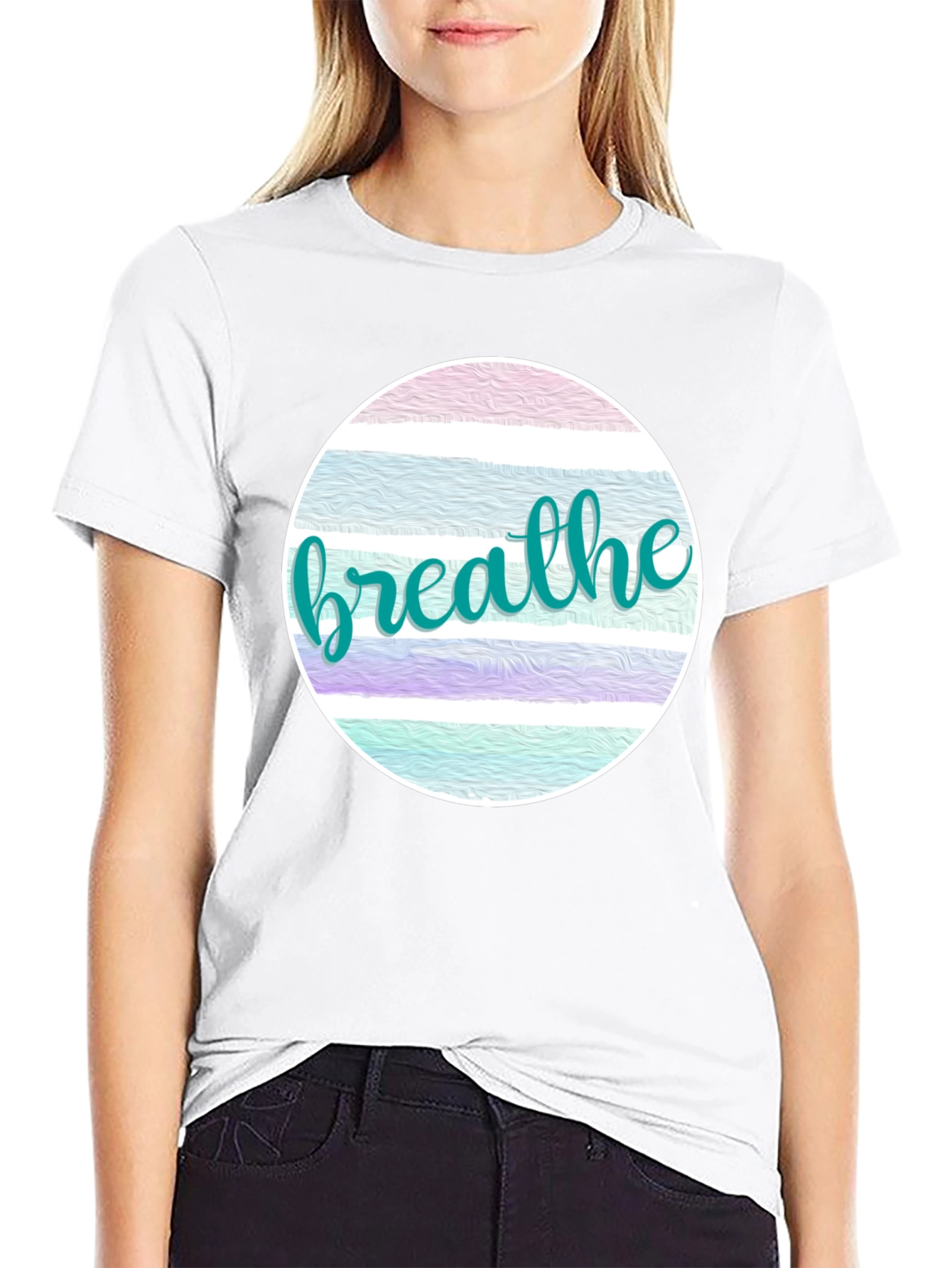 Breathe Graphic T-Shirt - Relaxed Fit