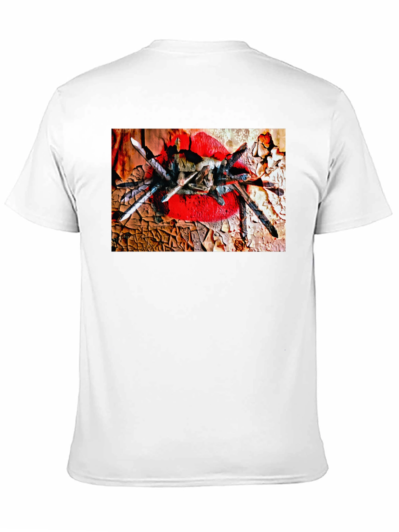 Tarantula Lips Graphic Black T-Shirt
