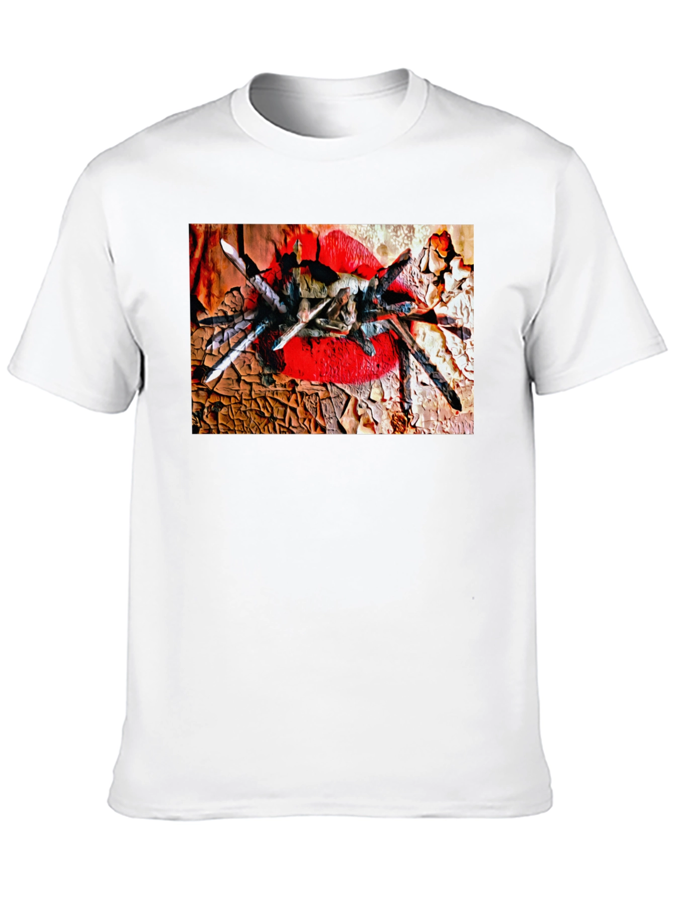 Tarantula Lips Graphic Black T-Shirt