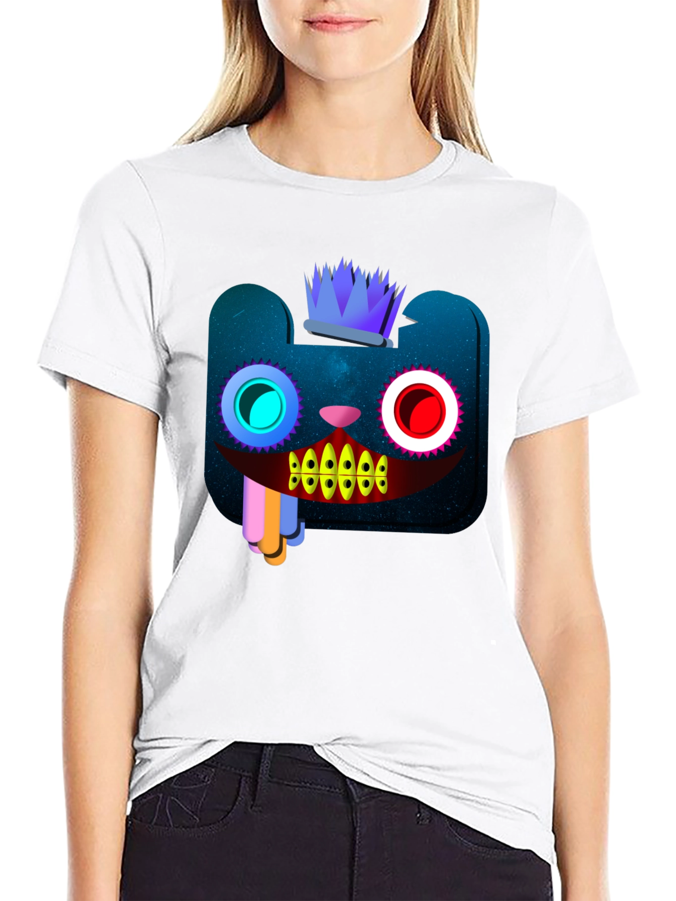 Cosmic Crowned Creature Tee