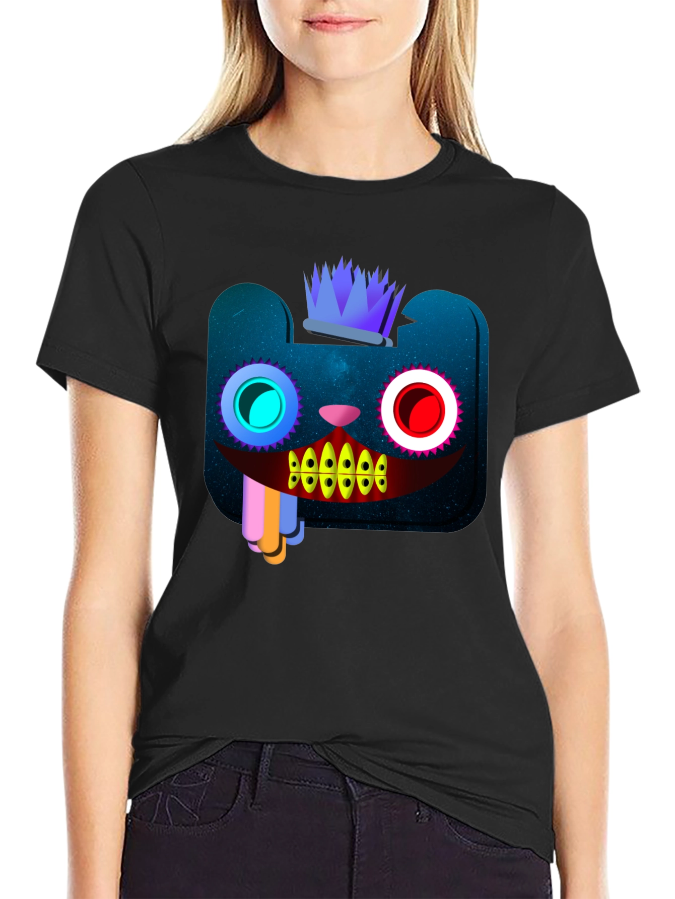 Cosmic Crowned Creature Tee