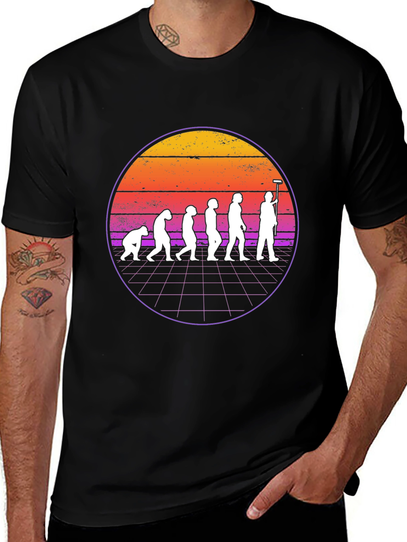 Evolution of a Painter T-Shirt