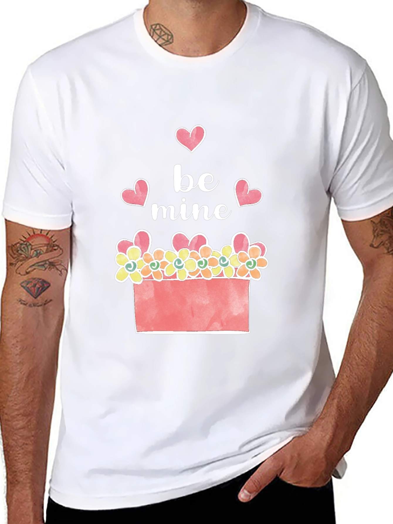 Be Mine Valentines Day Graphic T-Shirt