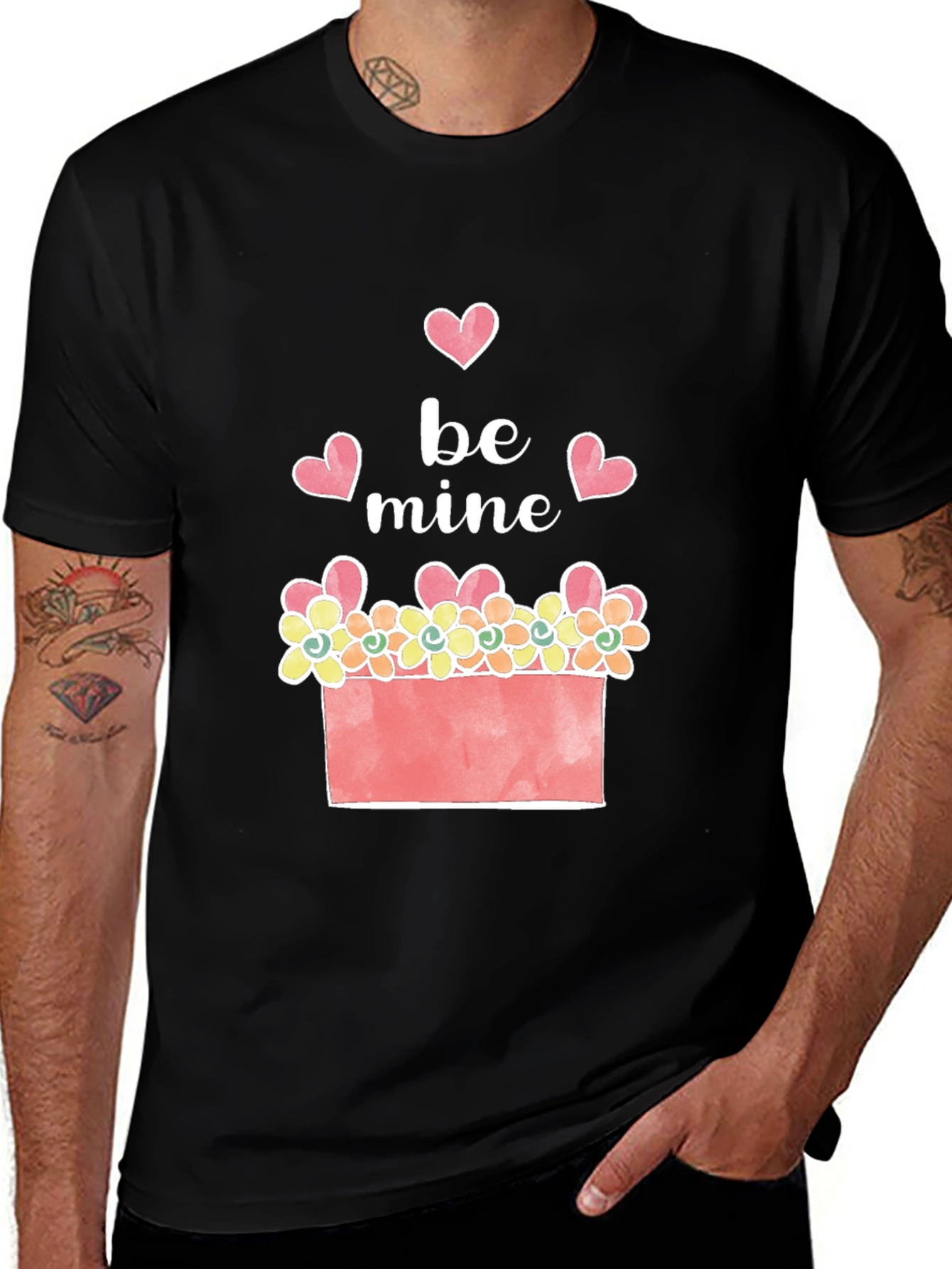 Be Mine Valentines Day Graphic T-Shirt