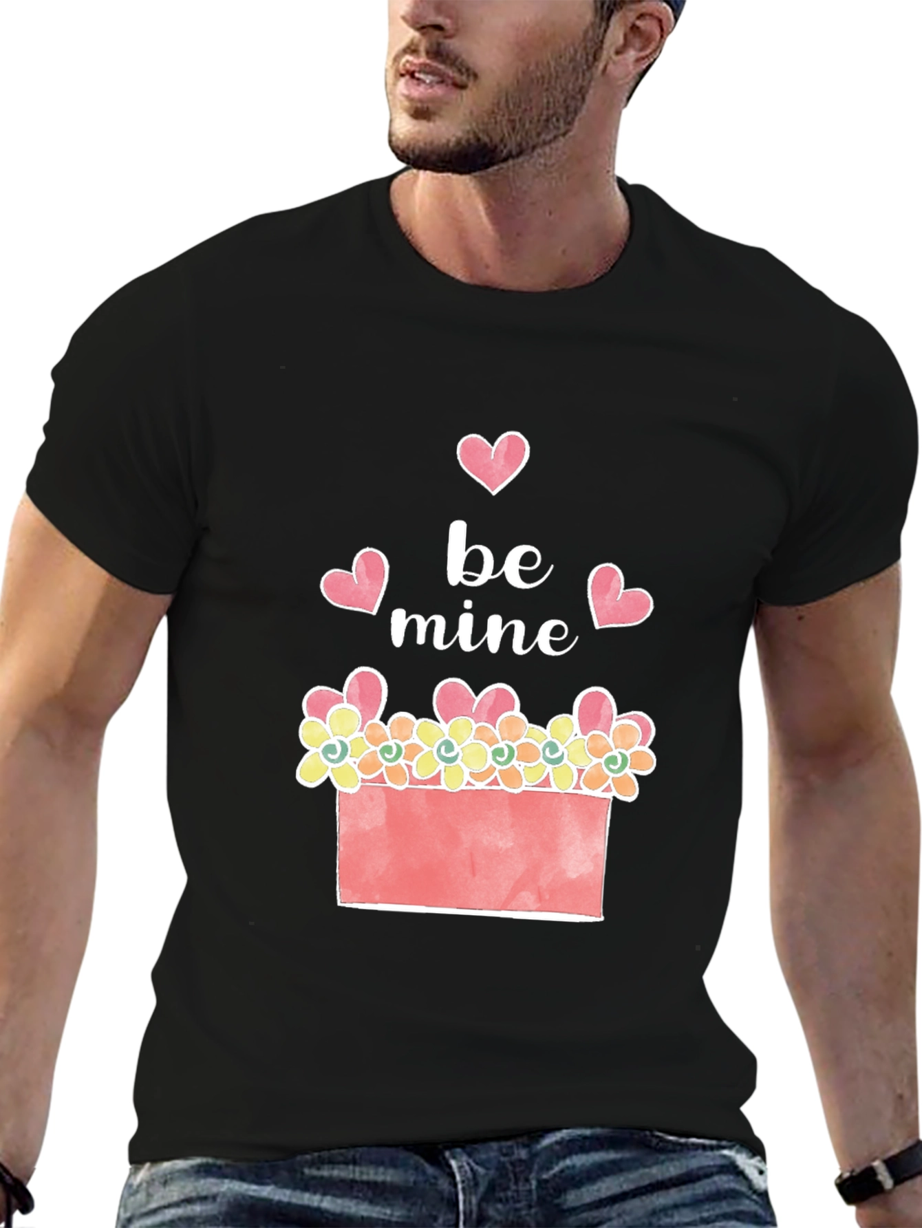 Be Mine Valentines Day Graphic T-Shirt