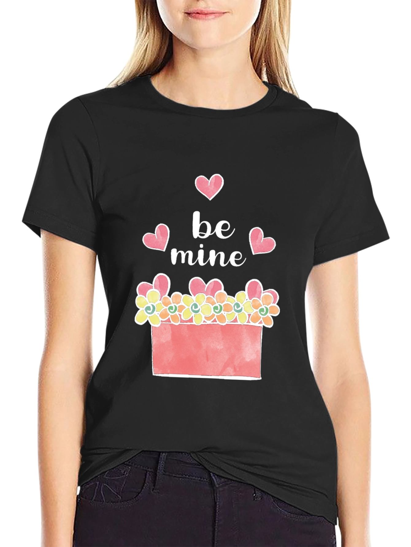 Be Mine Valentines Day Graphic T-Shirt