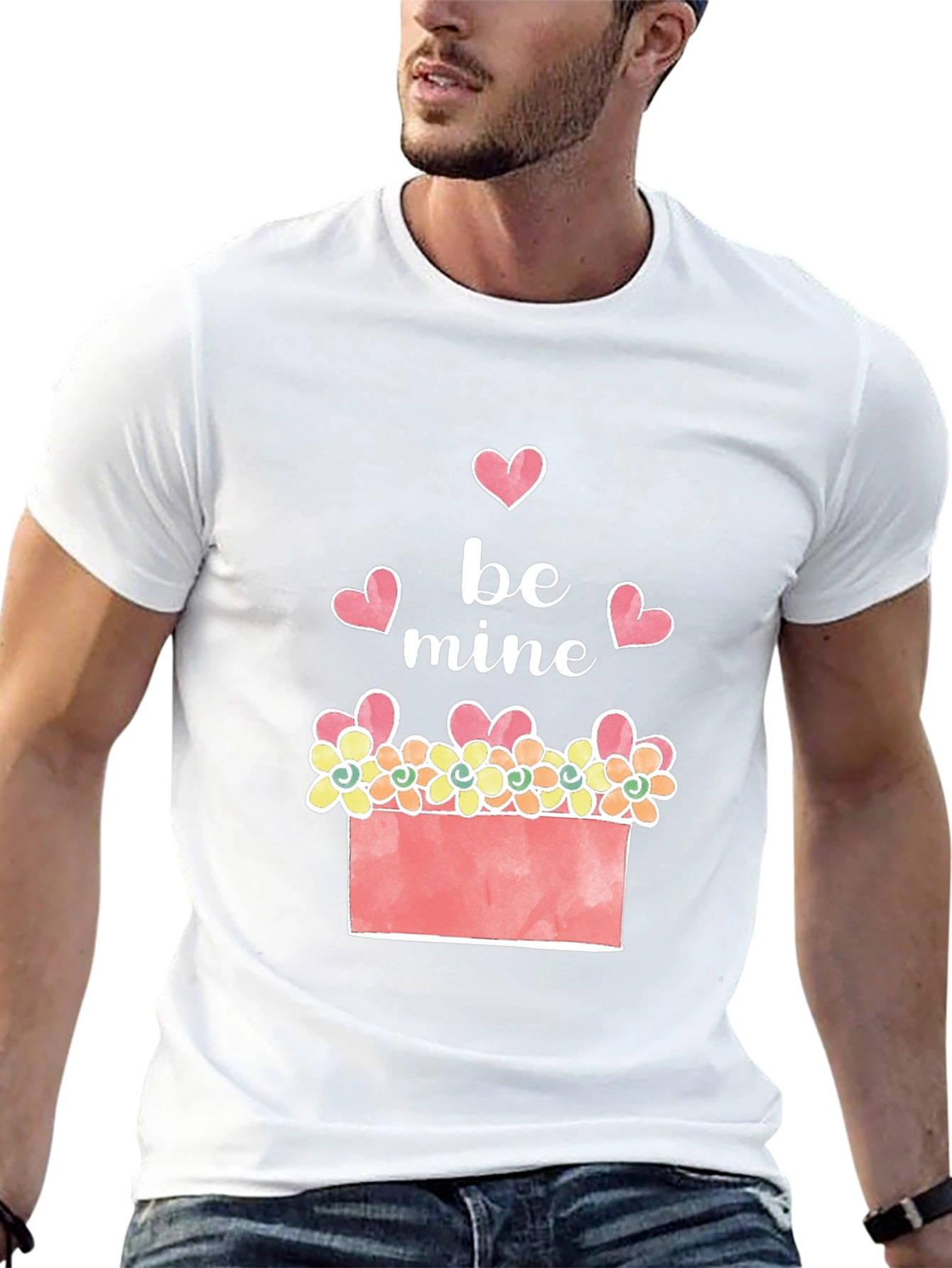 Be Mine Valentines Day Graphic T-Shirt