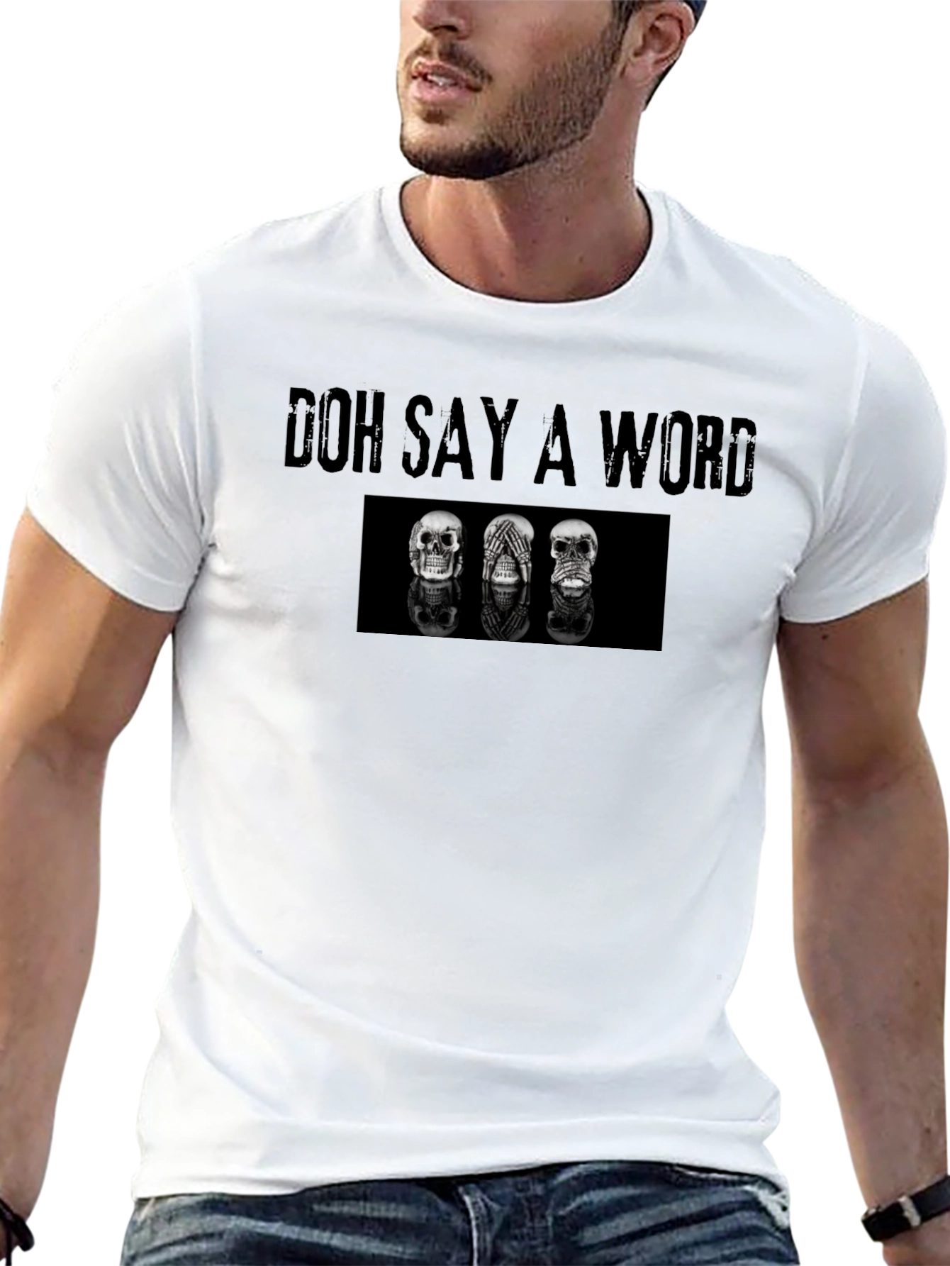 Doh Say A Word Graphic Tee