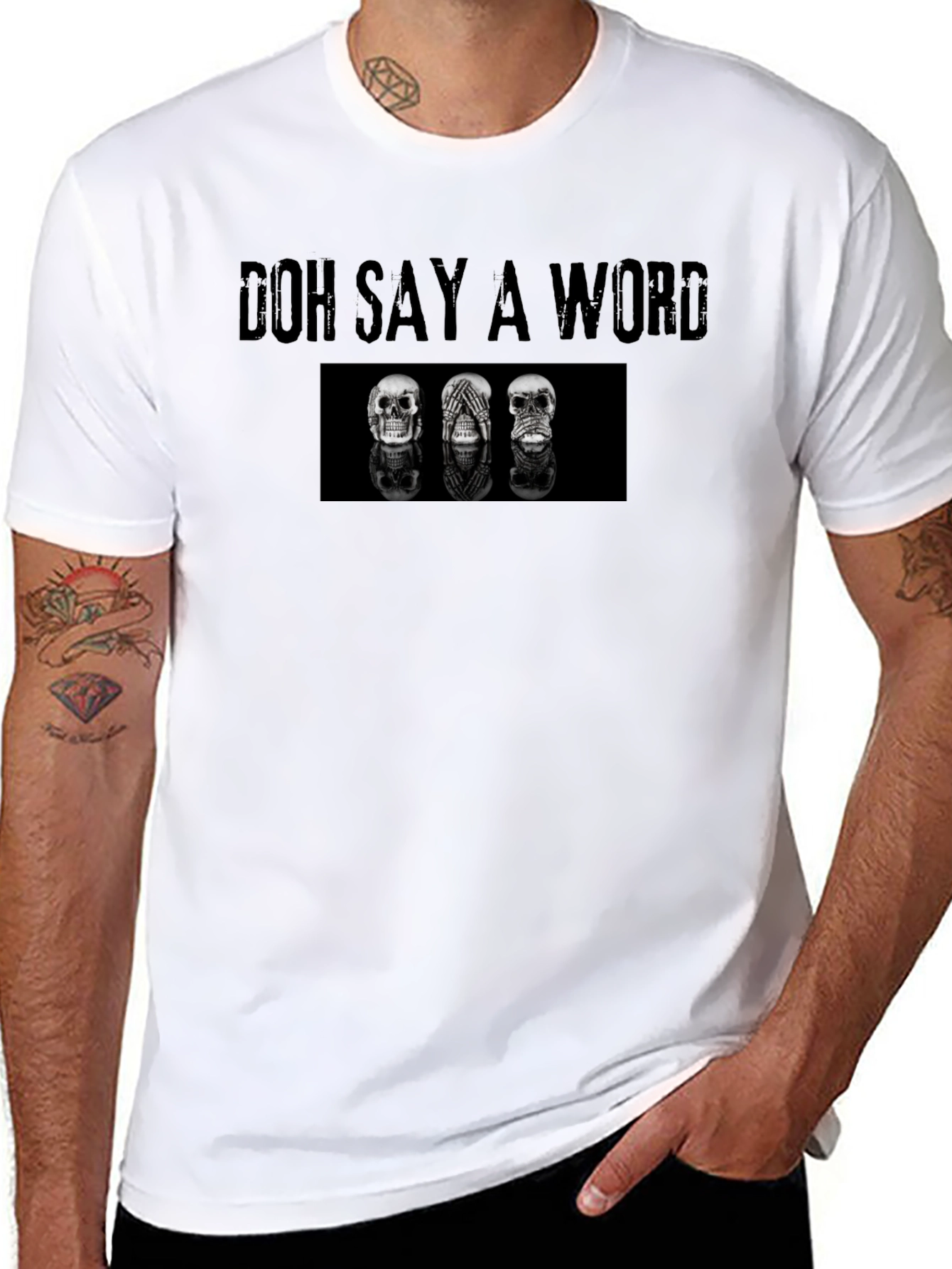 Doh Say A Word Graphic Tee