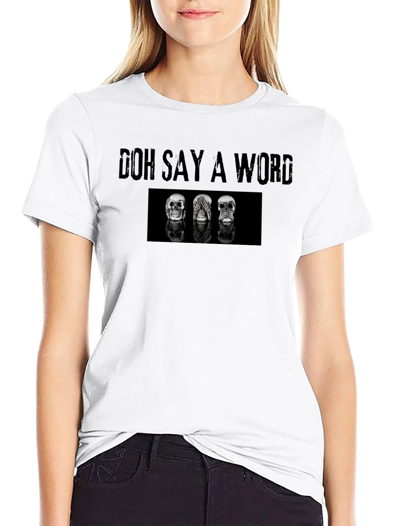 Doh Say A Word Graphic Tee