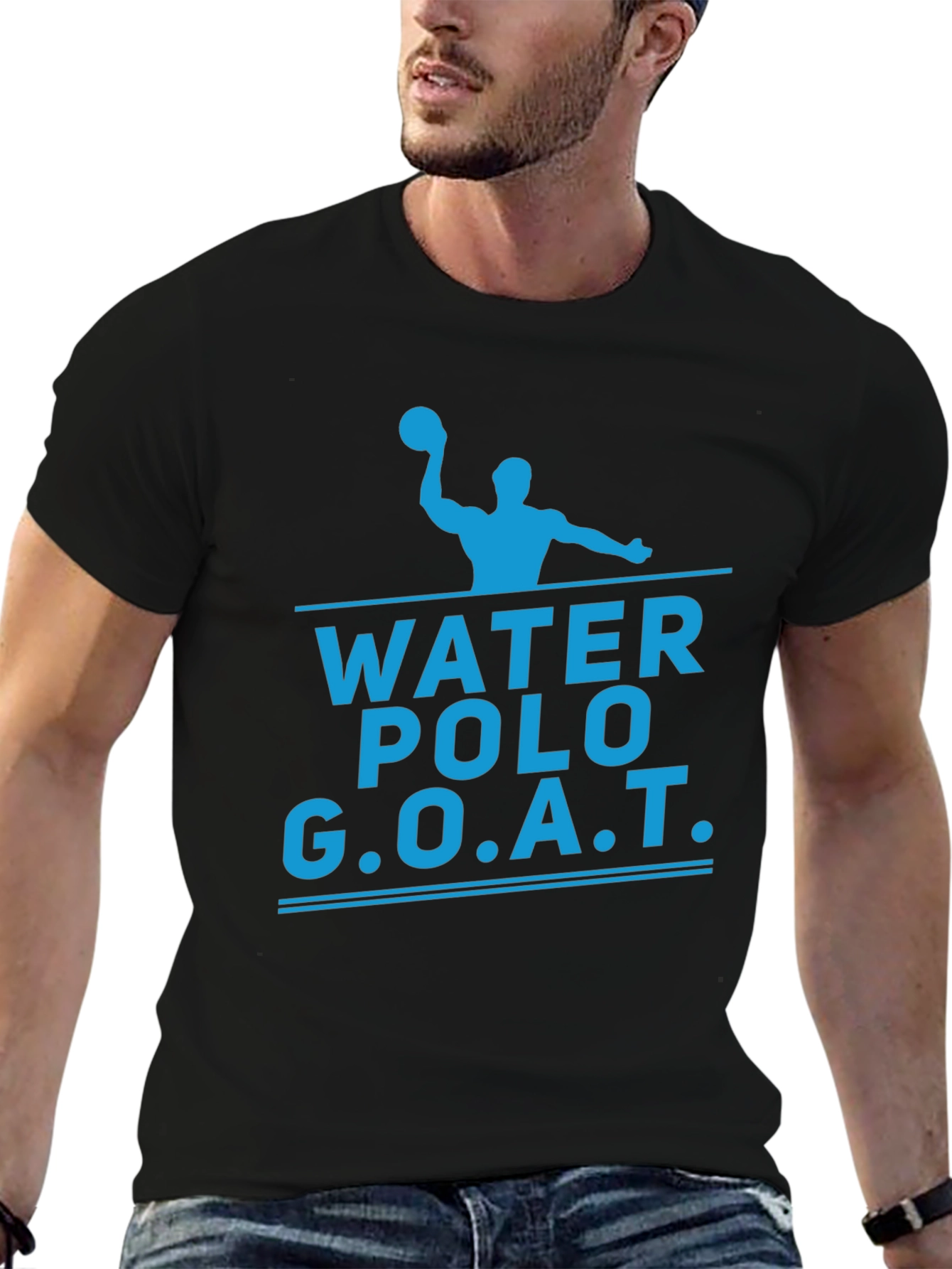 Water Polo GOAT T-Shirt - Black