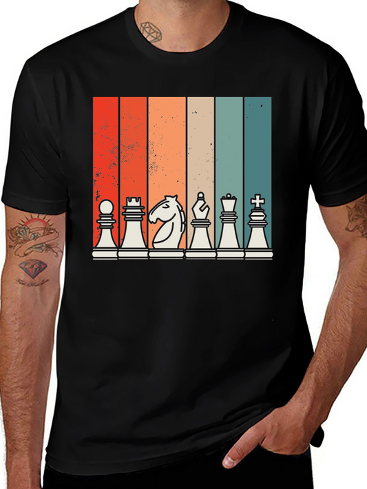 Retro Chess Piece Graphic Tee