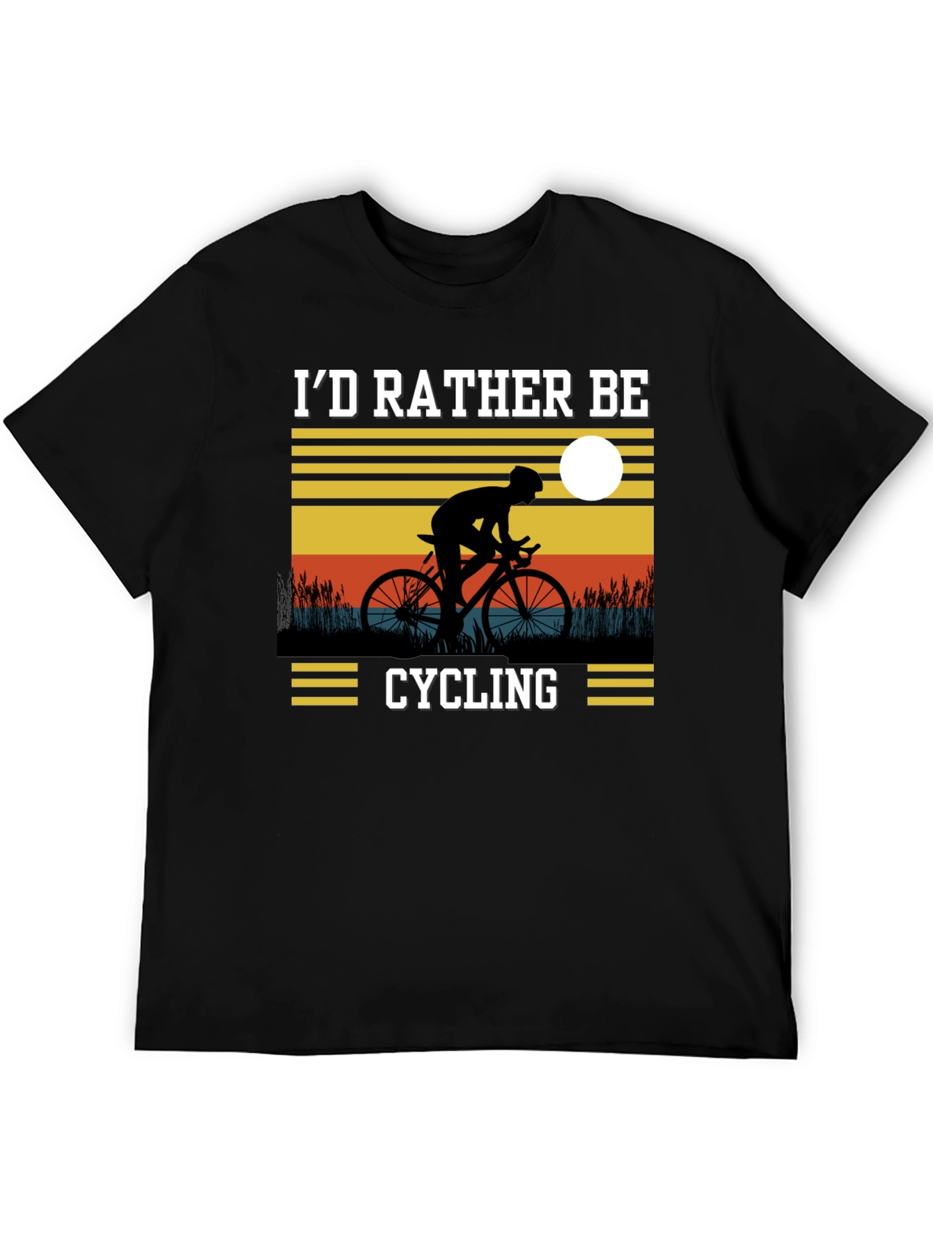 Cycling T-Shirt - Id Rather Be Cycling