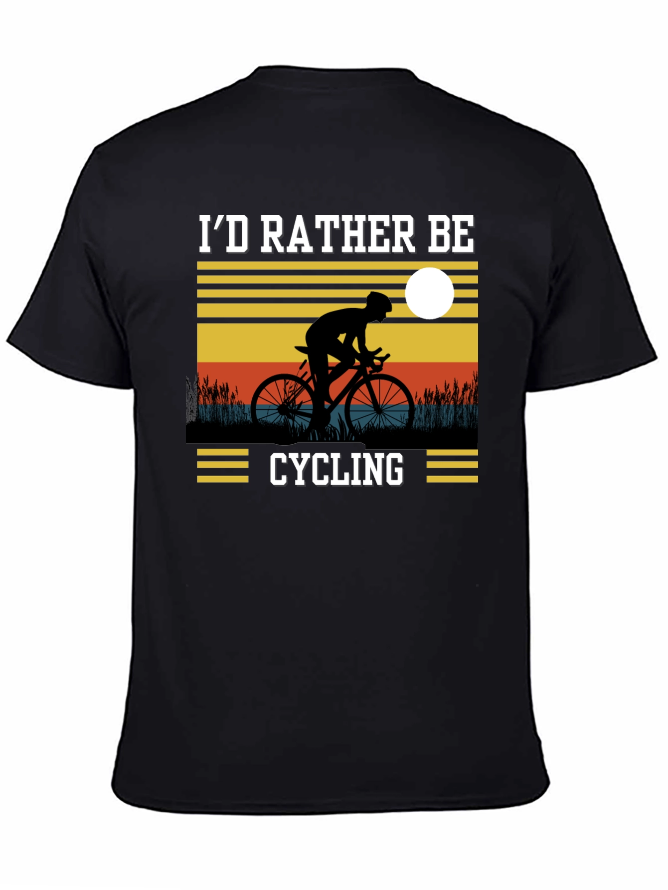 Cycling T-Shirt - Id Rather Be Cycling