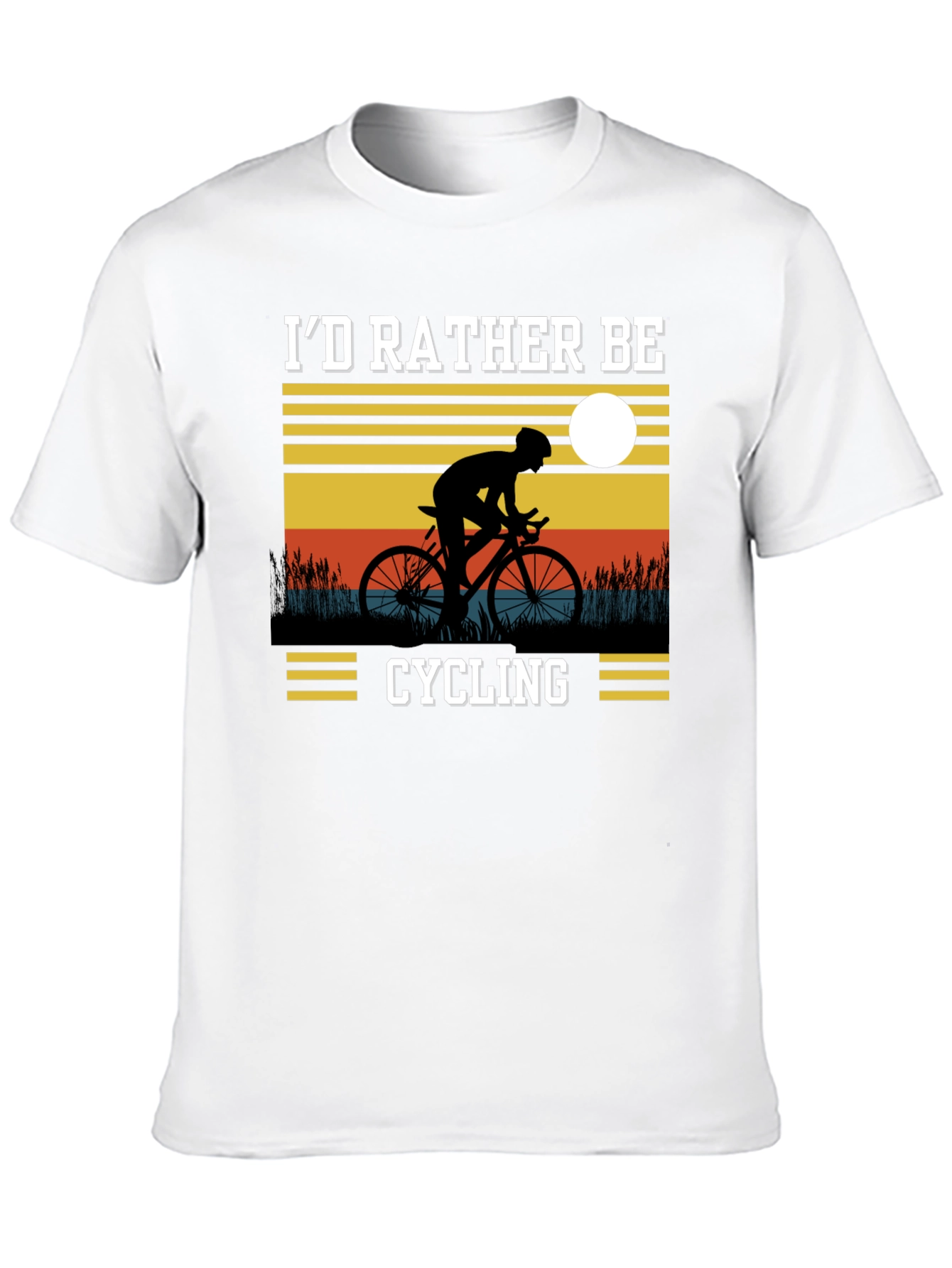 Cycling T-Shirt - Id Rather Be Cycling