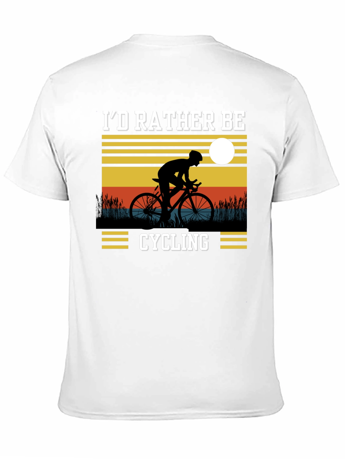 Cycling T-Shirt - Id Rather Be Cycling