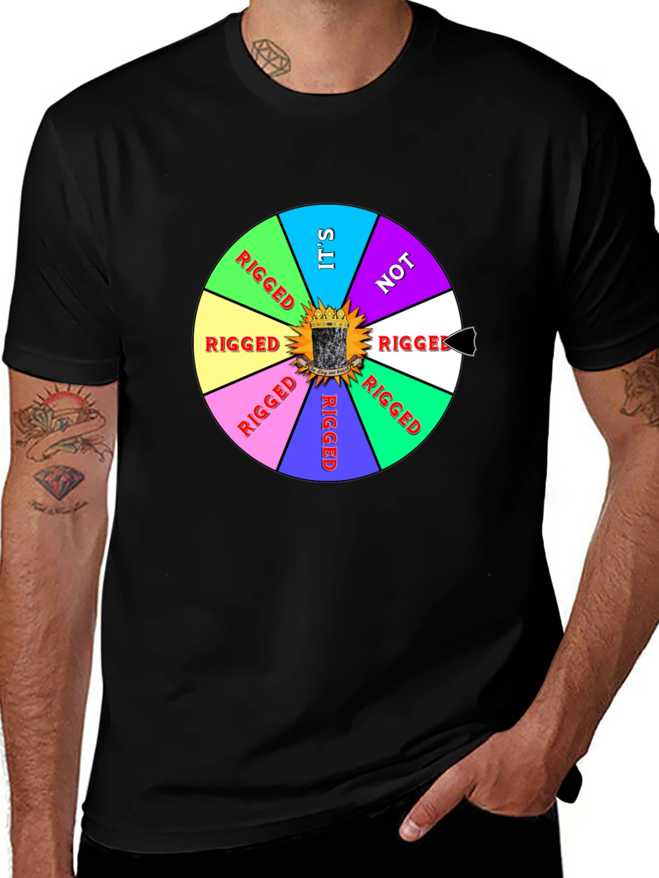 Rigged? T-Shirt Novelty Humor Adult Unisex