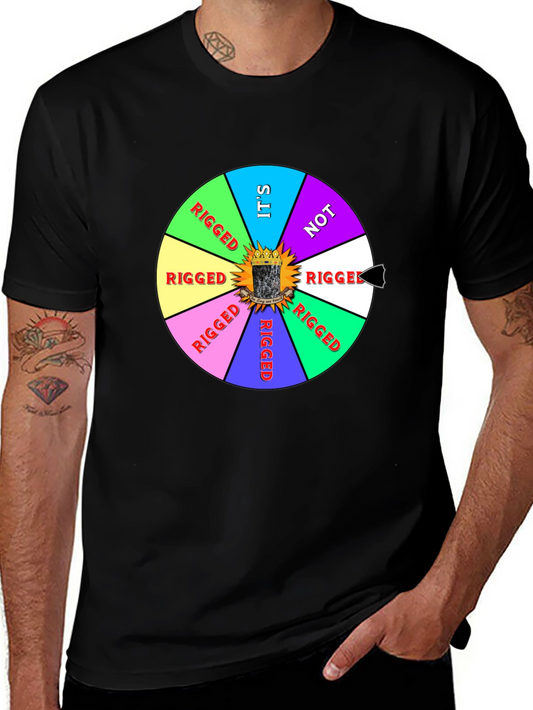 Rigged? T-Shirt Novelty Humor Adult Unisex