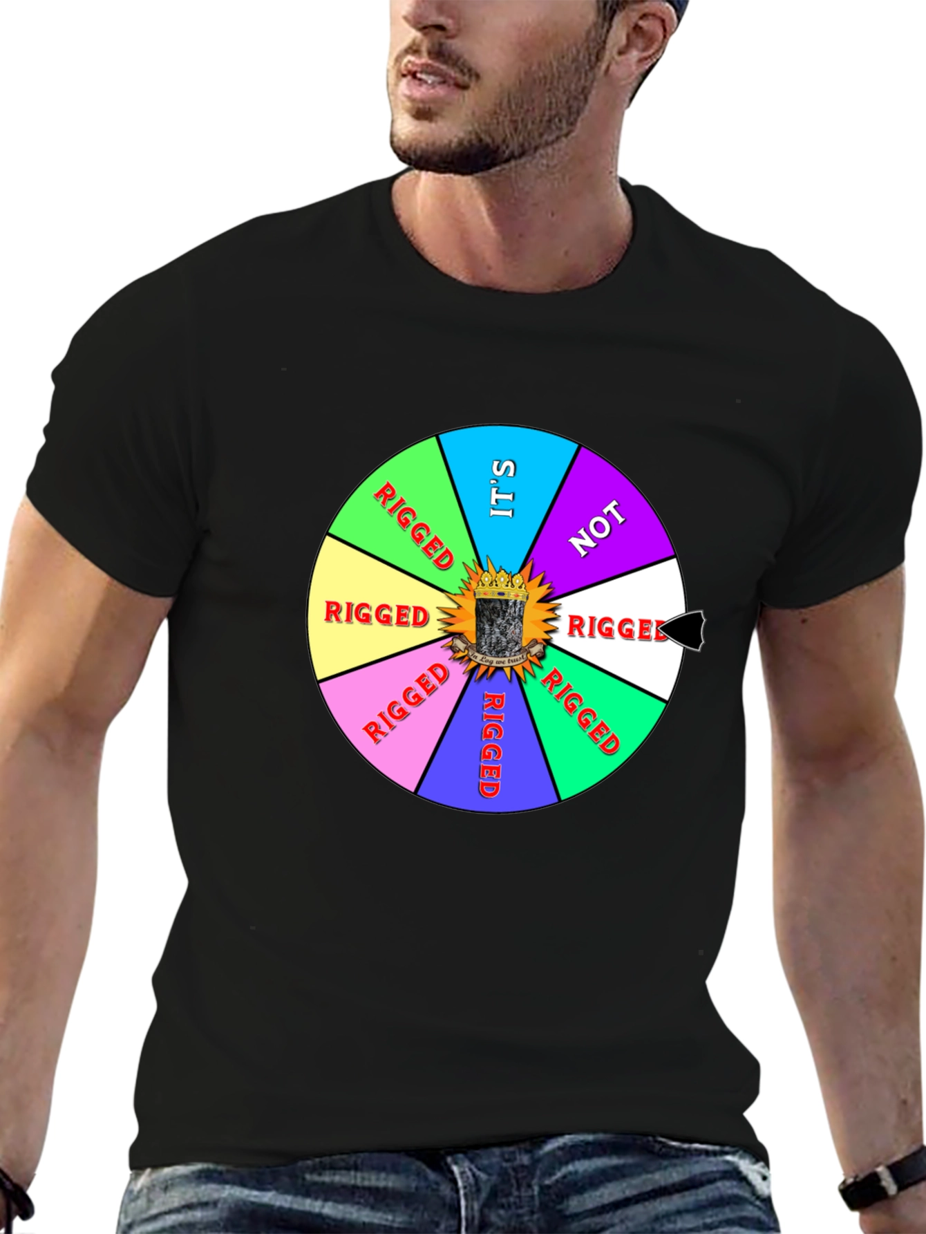 Rigged? T-Shirt Novelty Humor Adult Unisex
