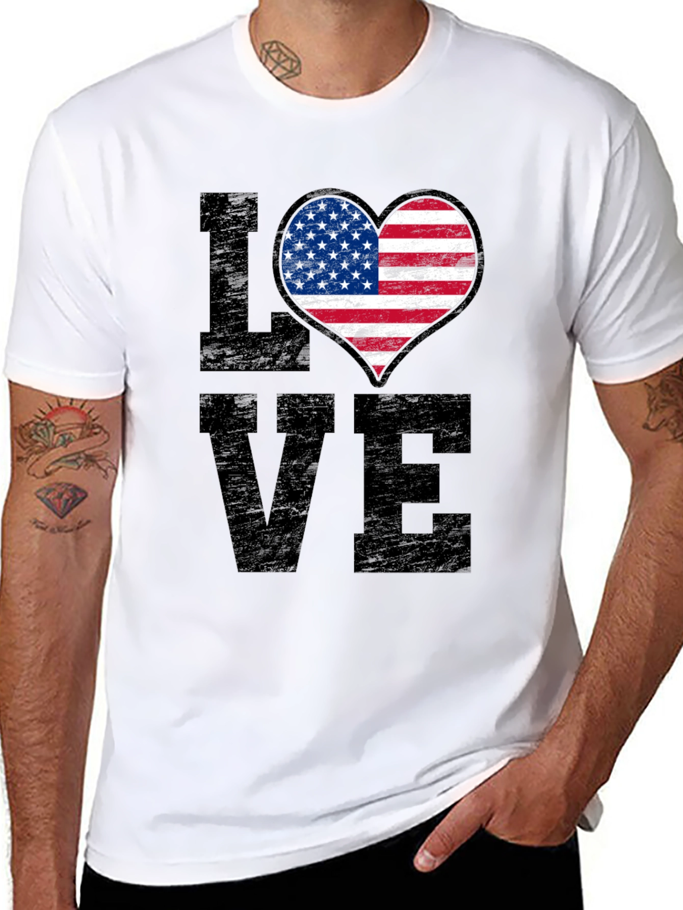 Patriotic Love T-Shirt