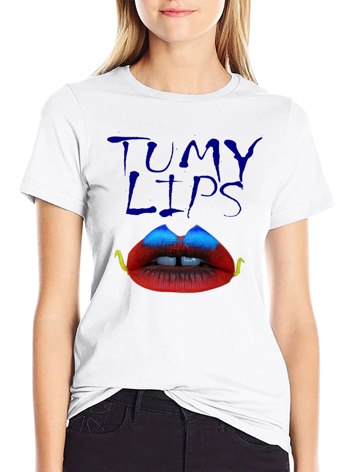 TUMY Lips Graphic Tee - Unique & Stylish