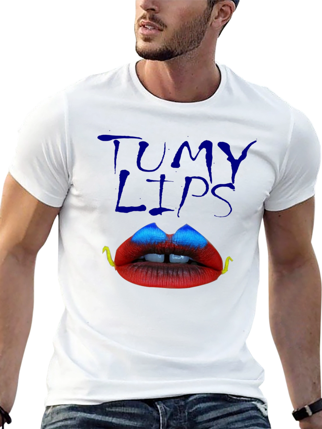 TUMY Lips Graphic Tee - Unique & Stylish