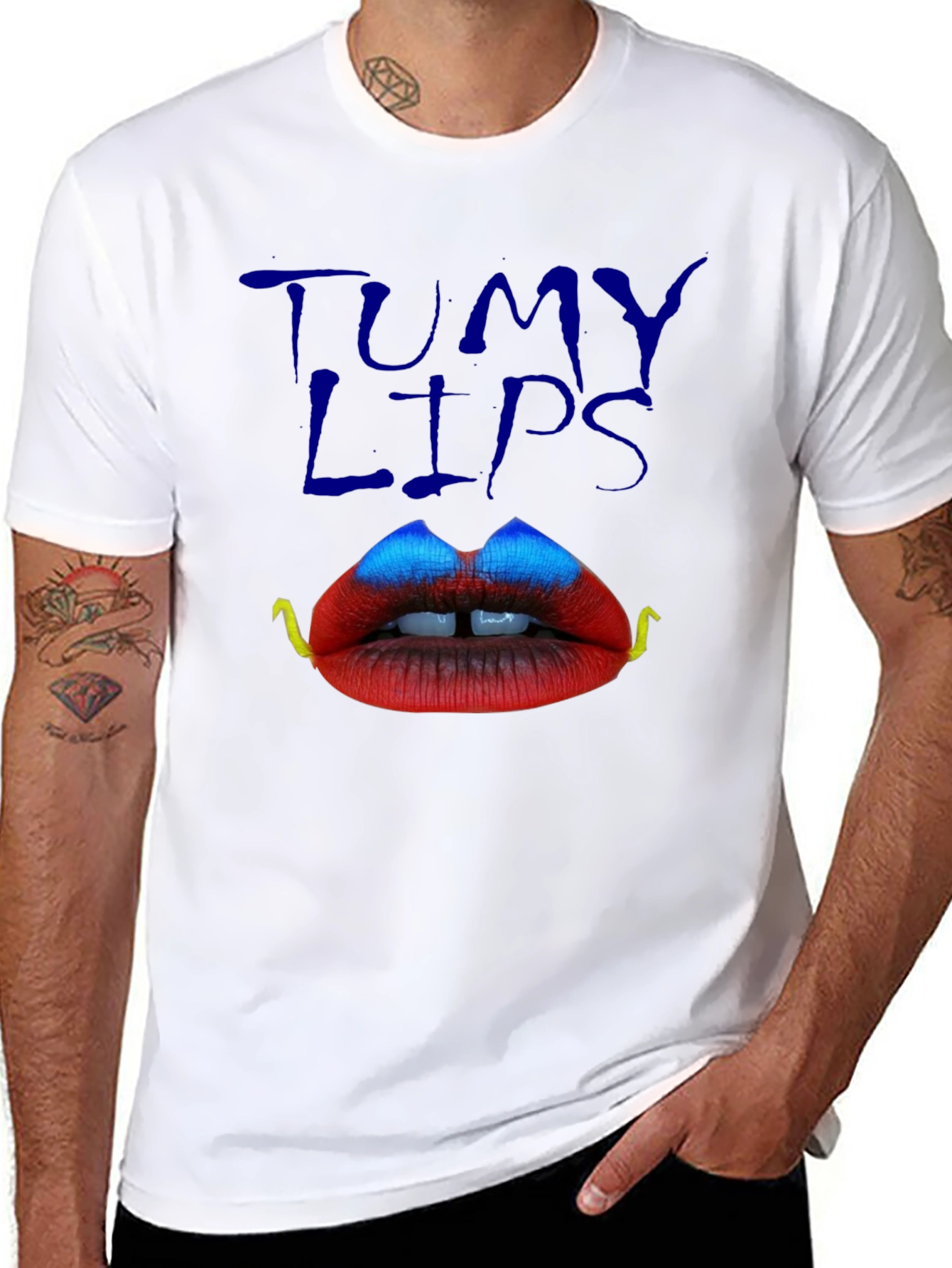 TUMY Lips Graphic Tee - Unique & Stylish