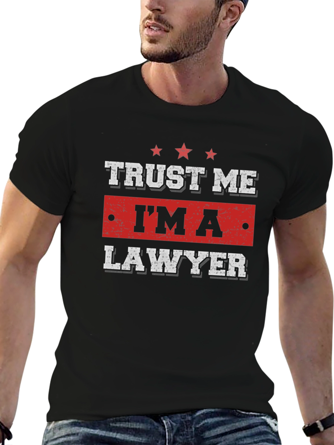 Trust Me Im A Lawyer Black T-Shirt