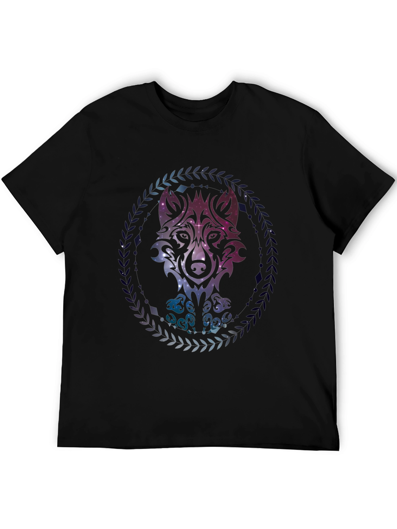 Wolf Galaxy T-Shirt - Cosmic Style Tee