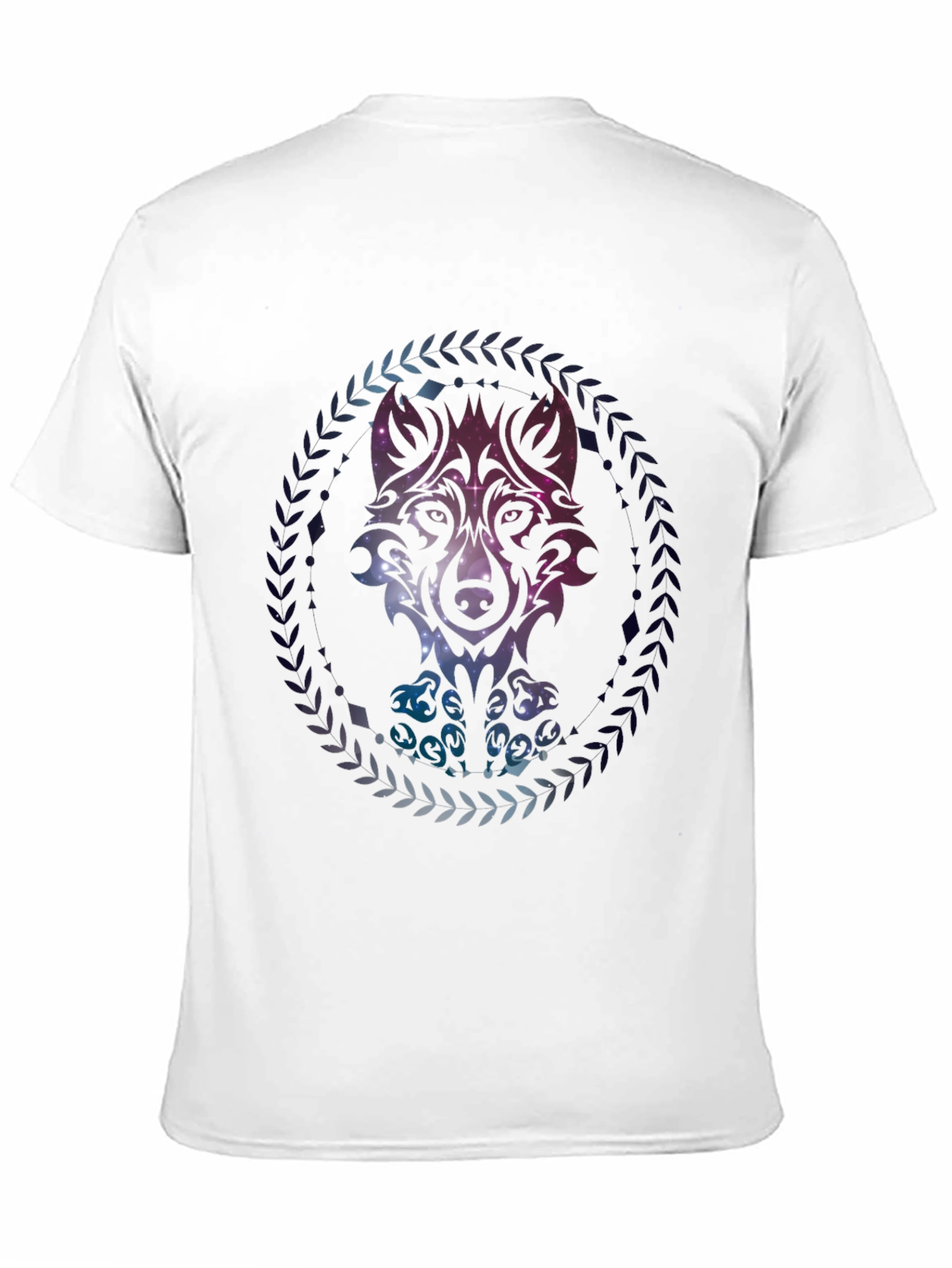 Wolf Galaxy T-Shirt - Cosmic Style Tee