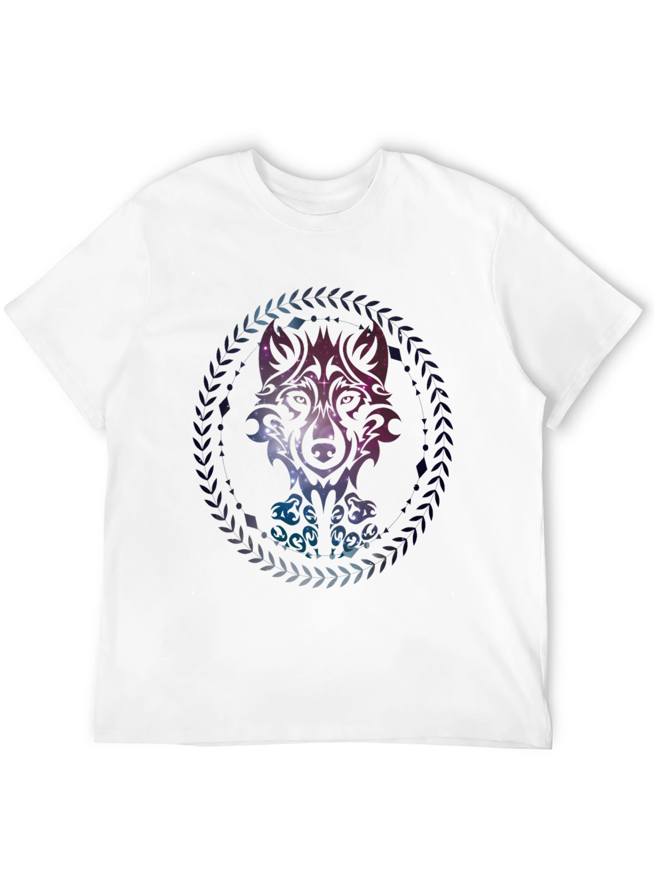 Wolf Galaxy T-Shirt - Cosmic Style Tee