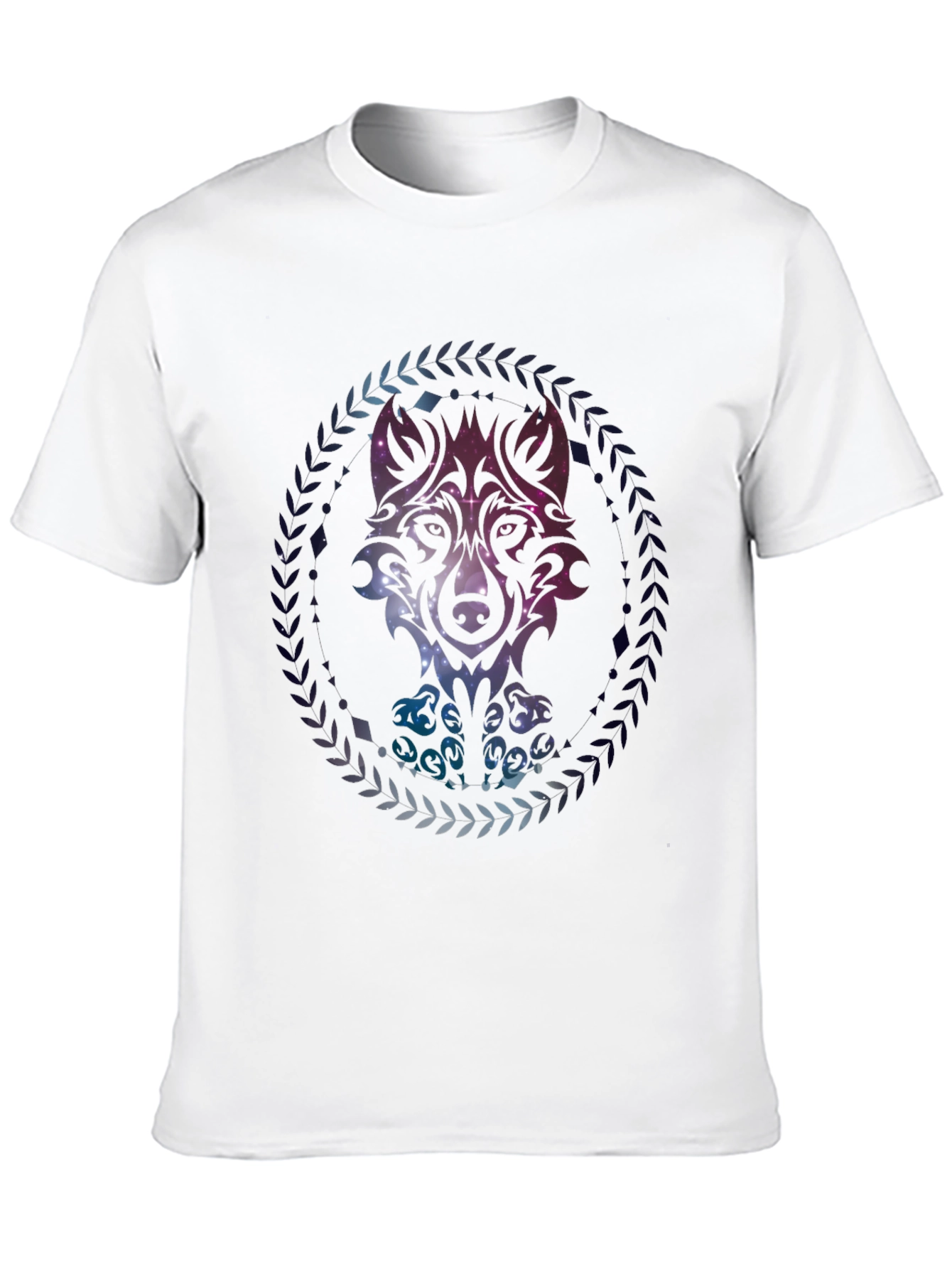 Wolf Galaxy T-Shirt - Cosmic Style Tee