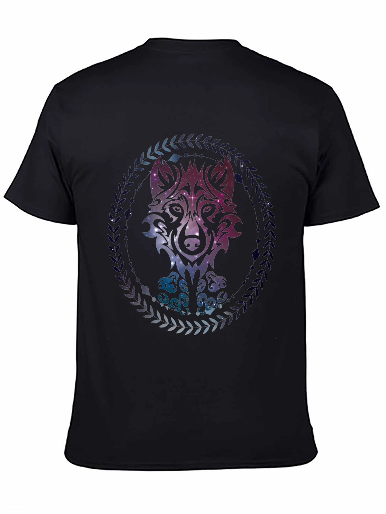Wolf Galaxy T-Shirt - Cosmic Style Tee