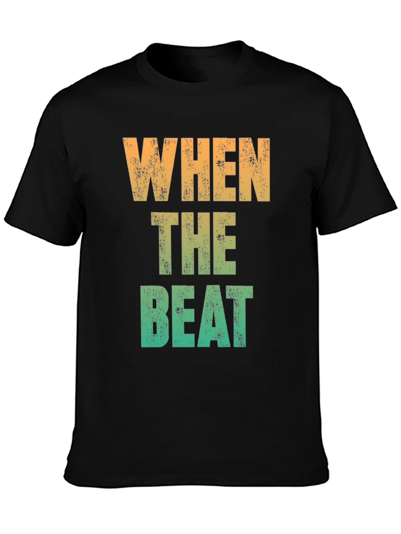 When The Beat Drops Graphic Tee - Cotton Blend