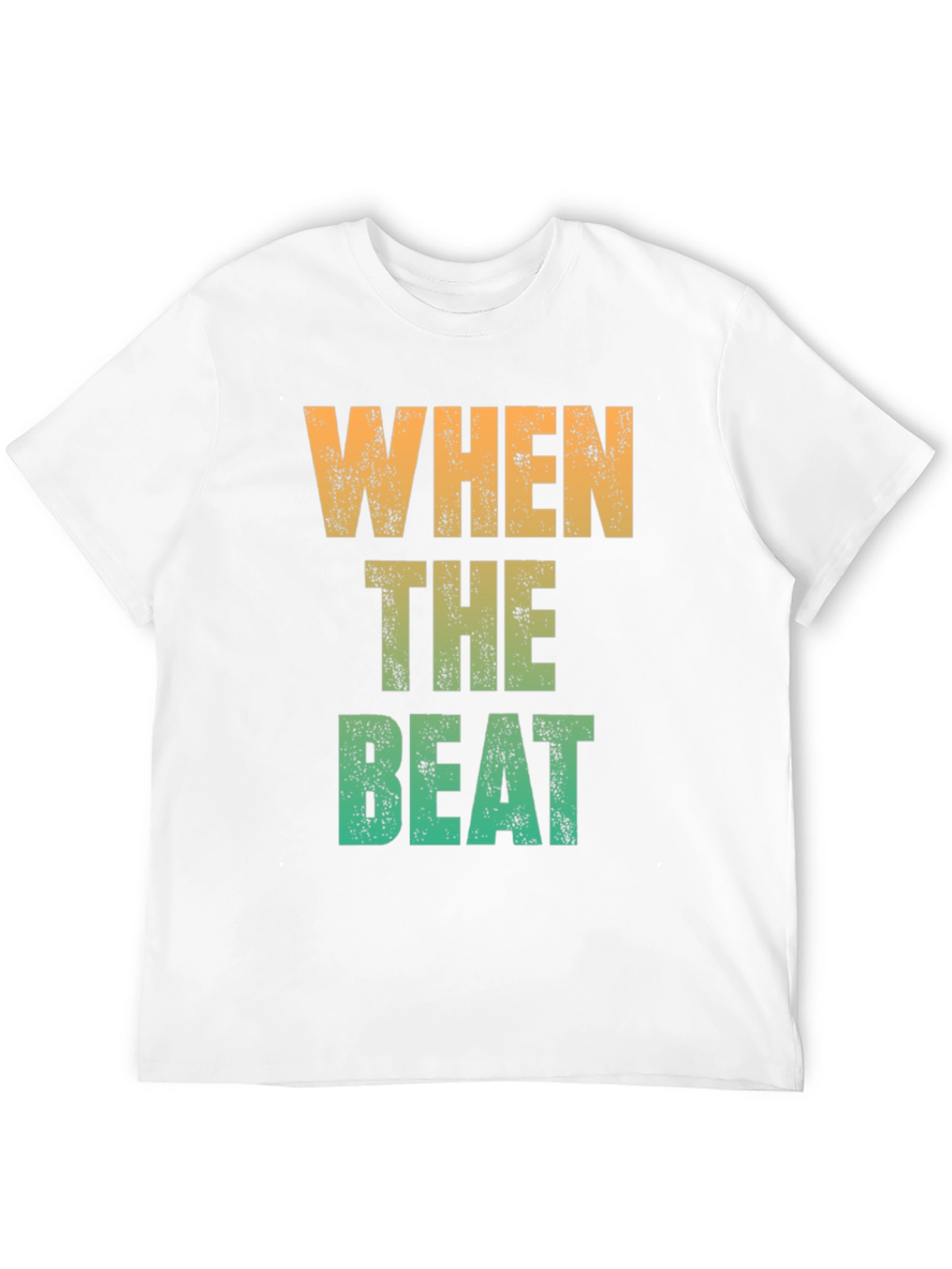 When The Beat Drops Graphic Tee - Cotton Blend